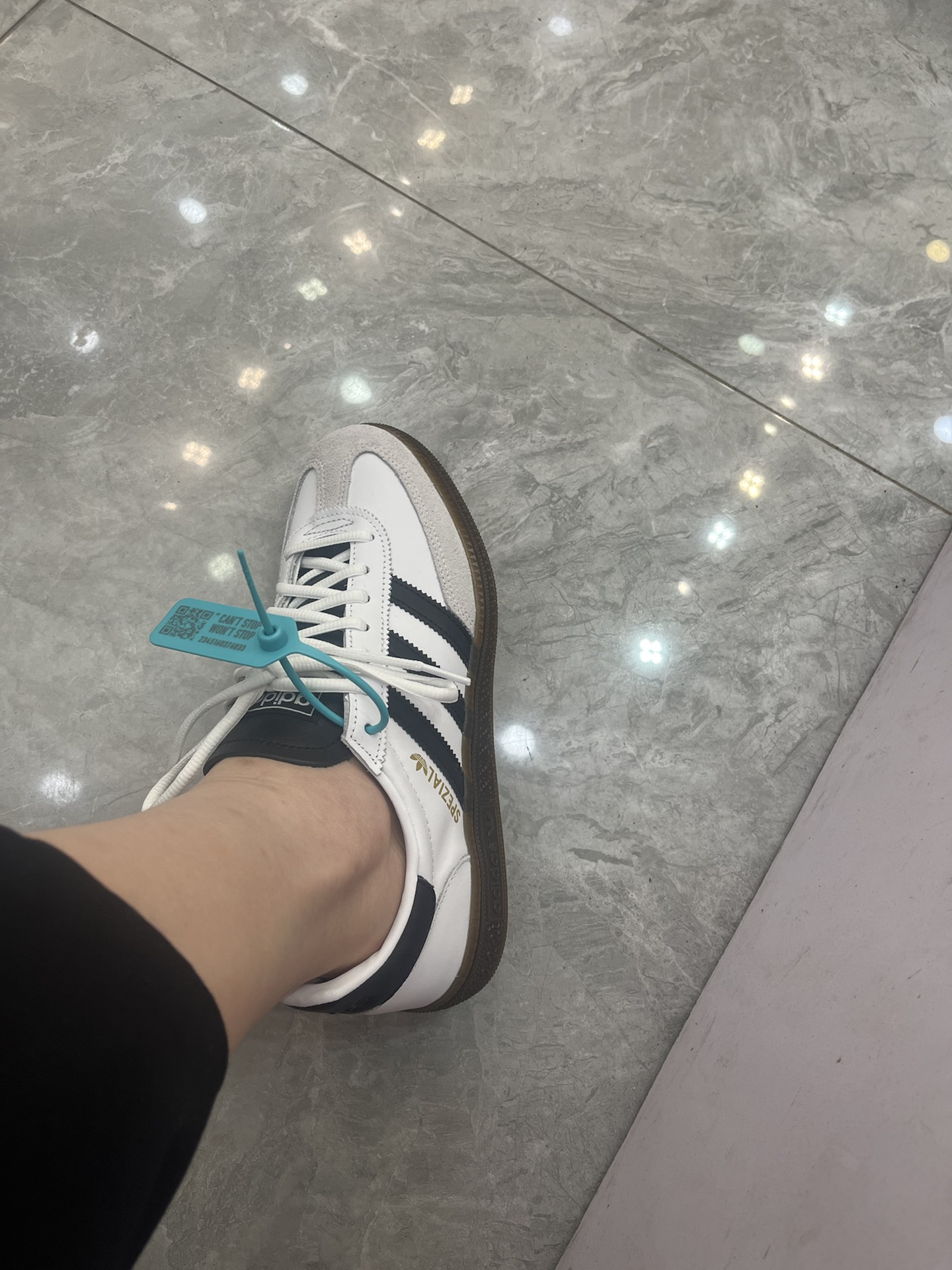 custom review-Adidas Originals Handball Spzl Slip-resistant Abrasion-resistant Low Top Skateboard Shoes Unisex White Adidas Originals Handball Spzl Противоскользящие устойчивые к истиранию низкий топ скейтборд унисекс белый