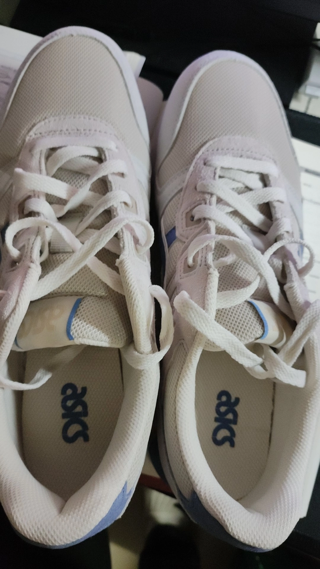 custom review-Asics Lyte Classic Текстиль Синтетическая кожа Спилок коровьей кожи Низкий топ Повседневная обувь Унисекс Серый Синий