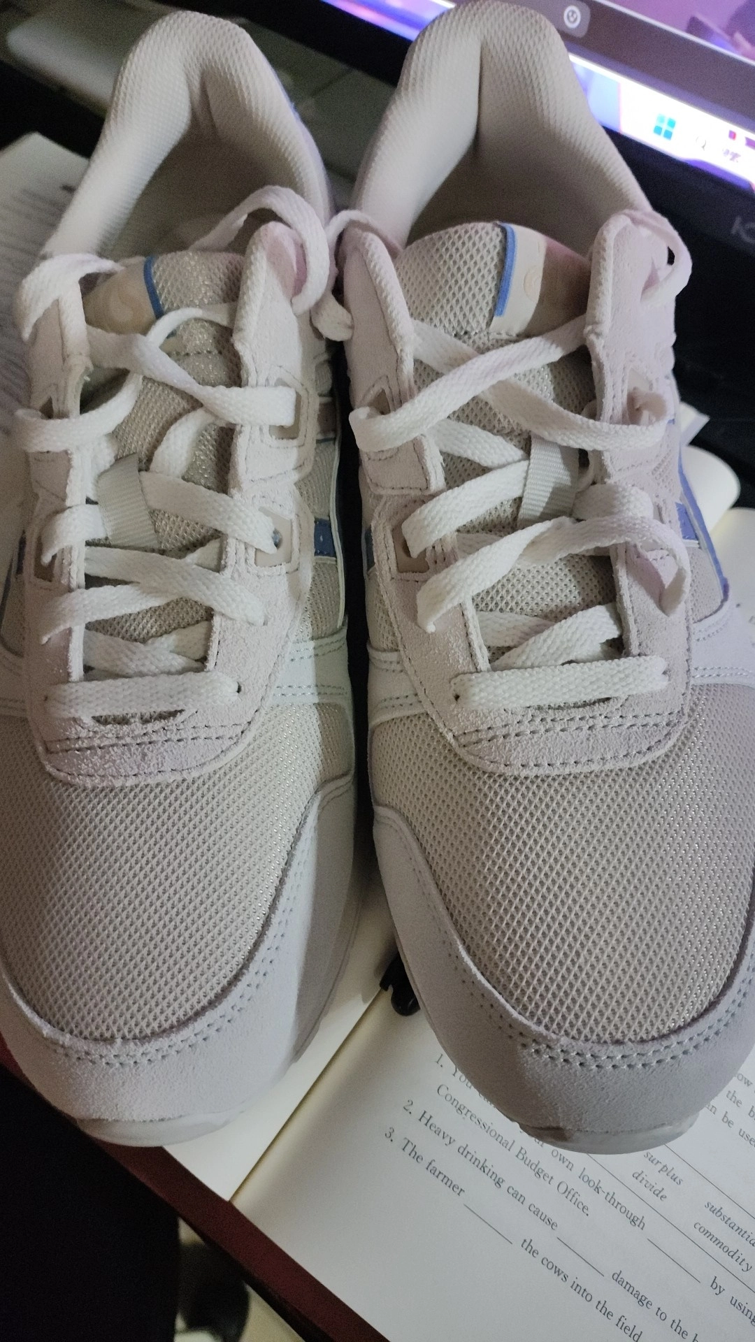 custom review-Asics Lyte Classic Текстиль Синтетическая кожа Спилок коровьей кожи Низкий топ Повседневная обувь Унисекс Серый Синий