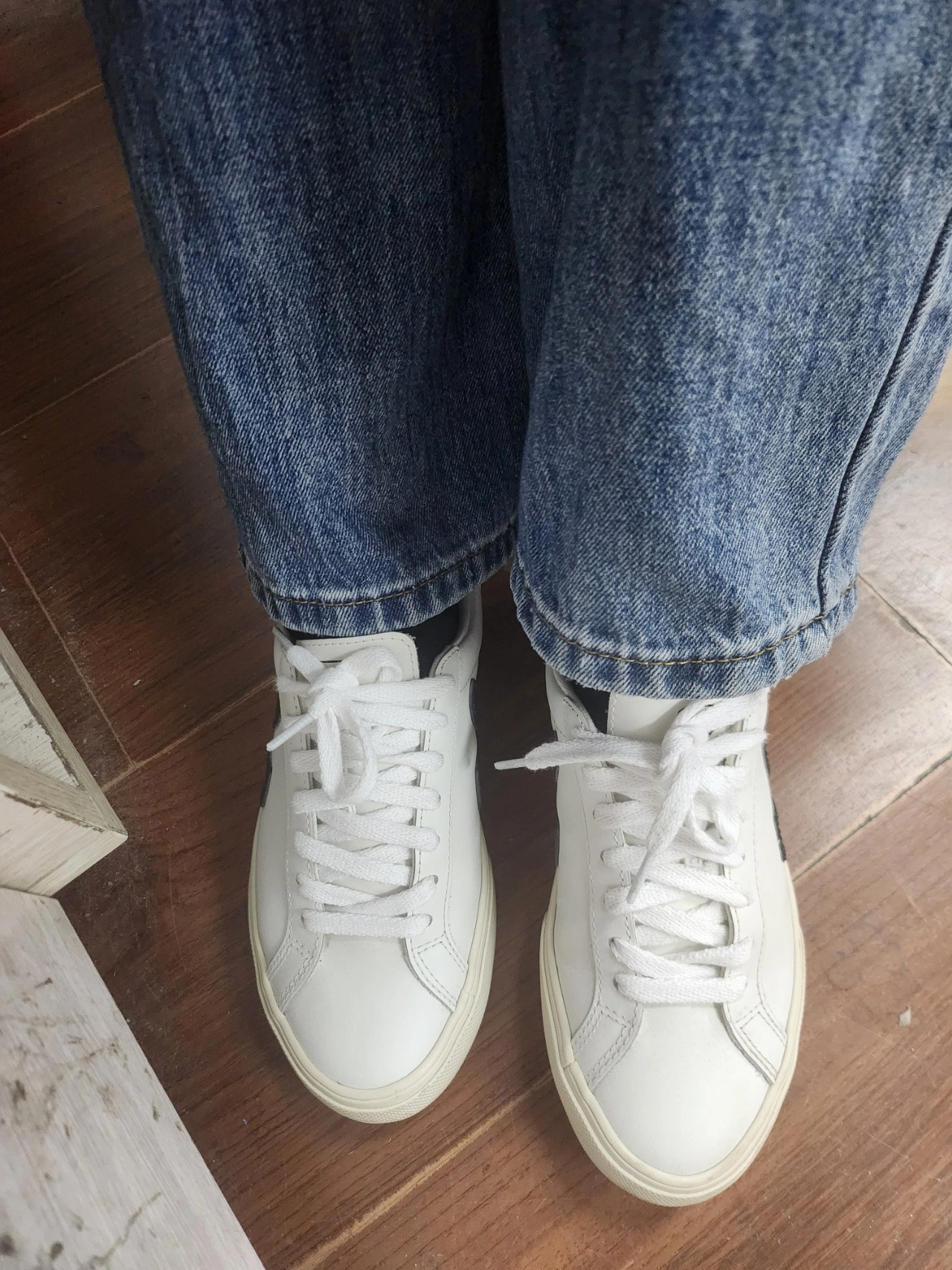 custom review-VEJA Esplar Low Топ Скейтборд Кроссовки Унисекс Черный Белый