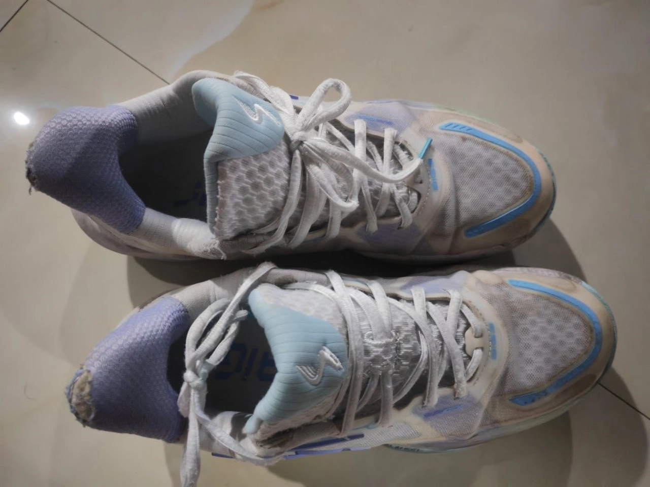 custom review-361° Big3 4.0 QUICK Basketball Shoes Men Low Top 361 Degrees White/Glacier Blue