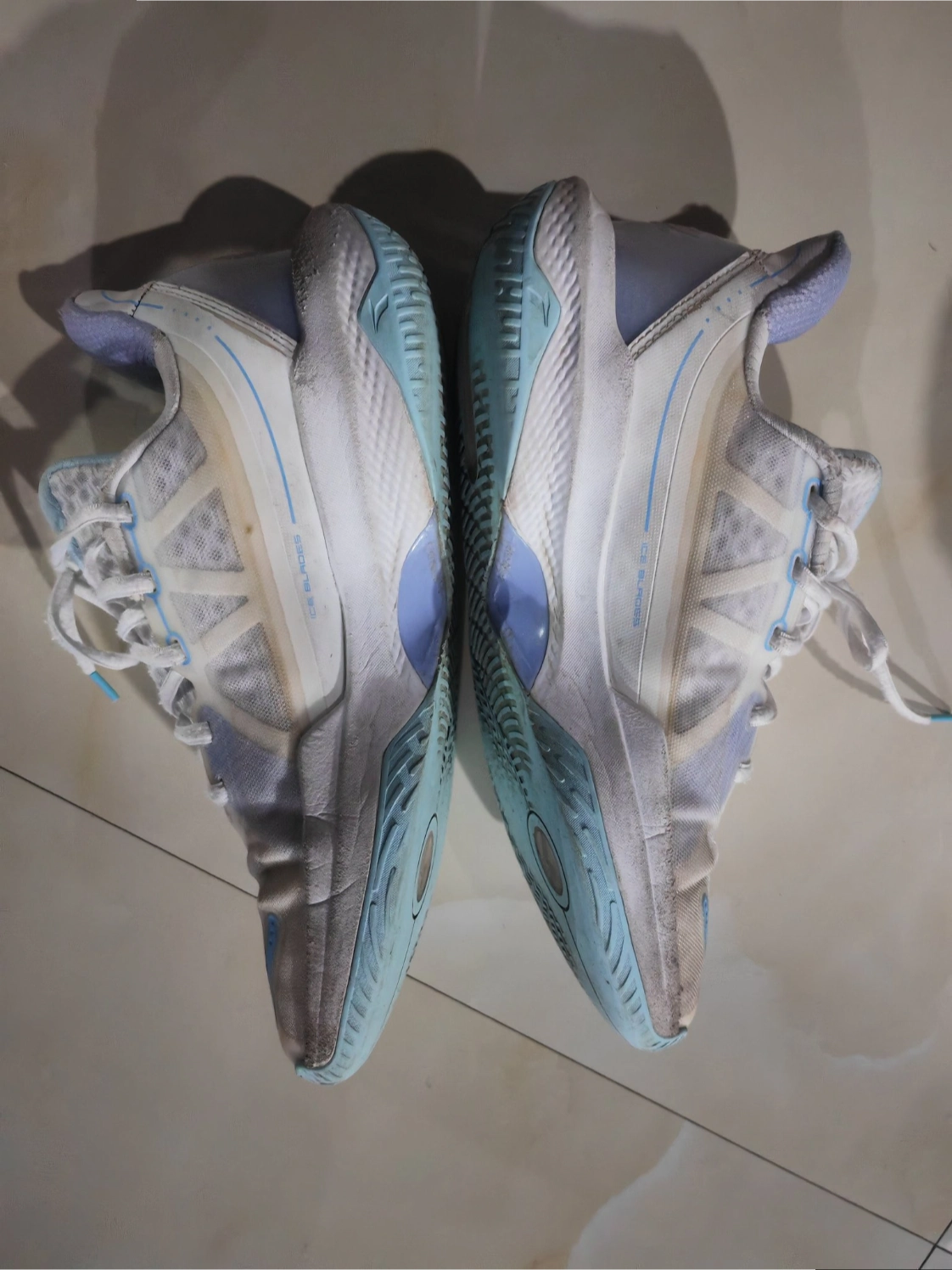 custom review-361° Big3 4.0 QUICK Basketball Shoes Men Low Top 361 Degrees White/Glacier Blue