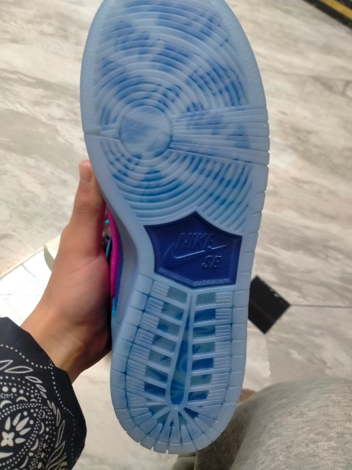 custom review-RUN The Jewels x Nike Dunk SB Rap Group Коллаборация Скаутер Кроссовки Low Top Синий Monster Унисекс Синий