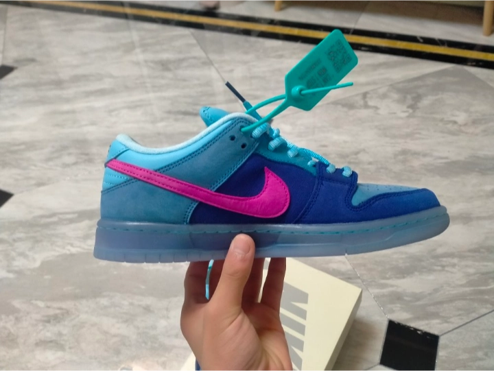 custom review-RUN The Jewels x Nike Dunk SB Rap Group Коллаборация Скаутер Кроссовки Low Top Синий Monster Унисекс Синий