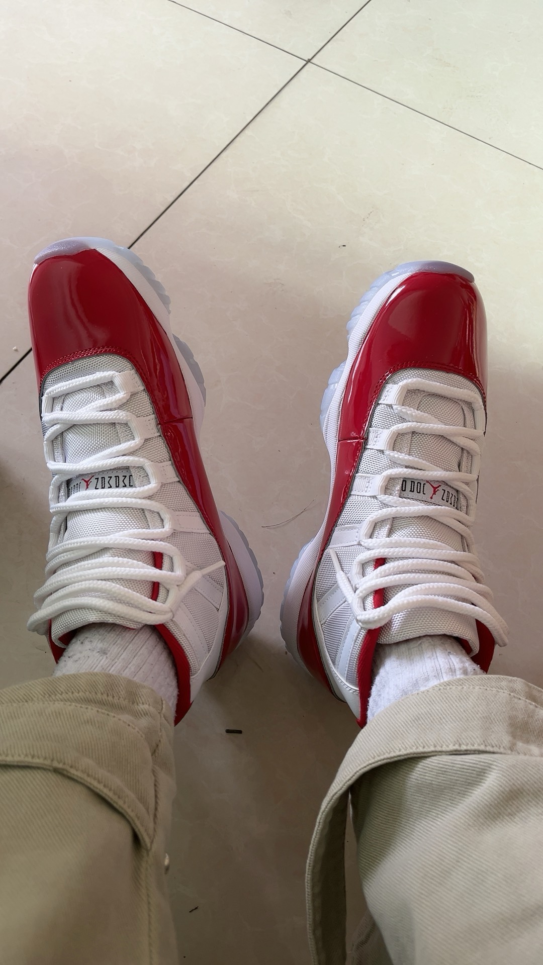 custom review-Jordan Air Jordan 11 Retro 'VARSITY Красный' Высокие Баскетбольные Кроссовки Унисекс Белый Красный Вишневый