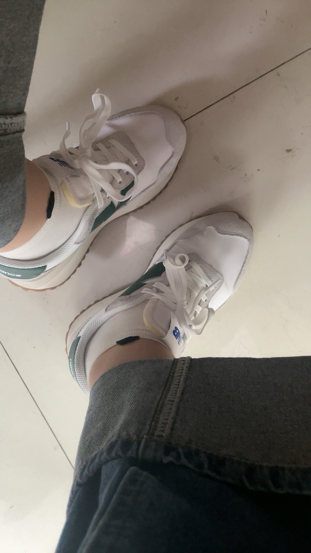 custom review-New Balance NB 237 Устойчивый к истиранию Низкий Топ Повседневная Беговая Обувь Унисекс Серый Зеленый