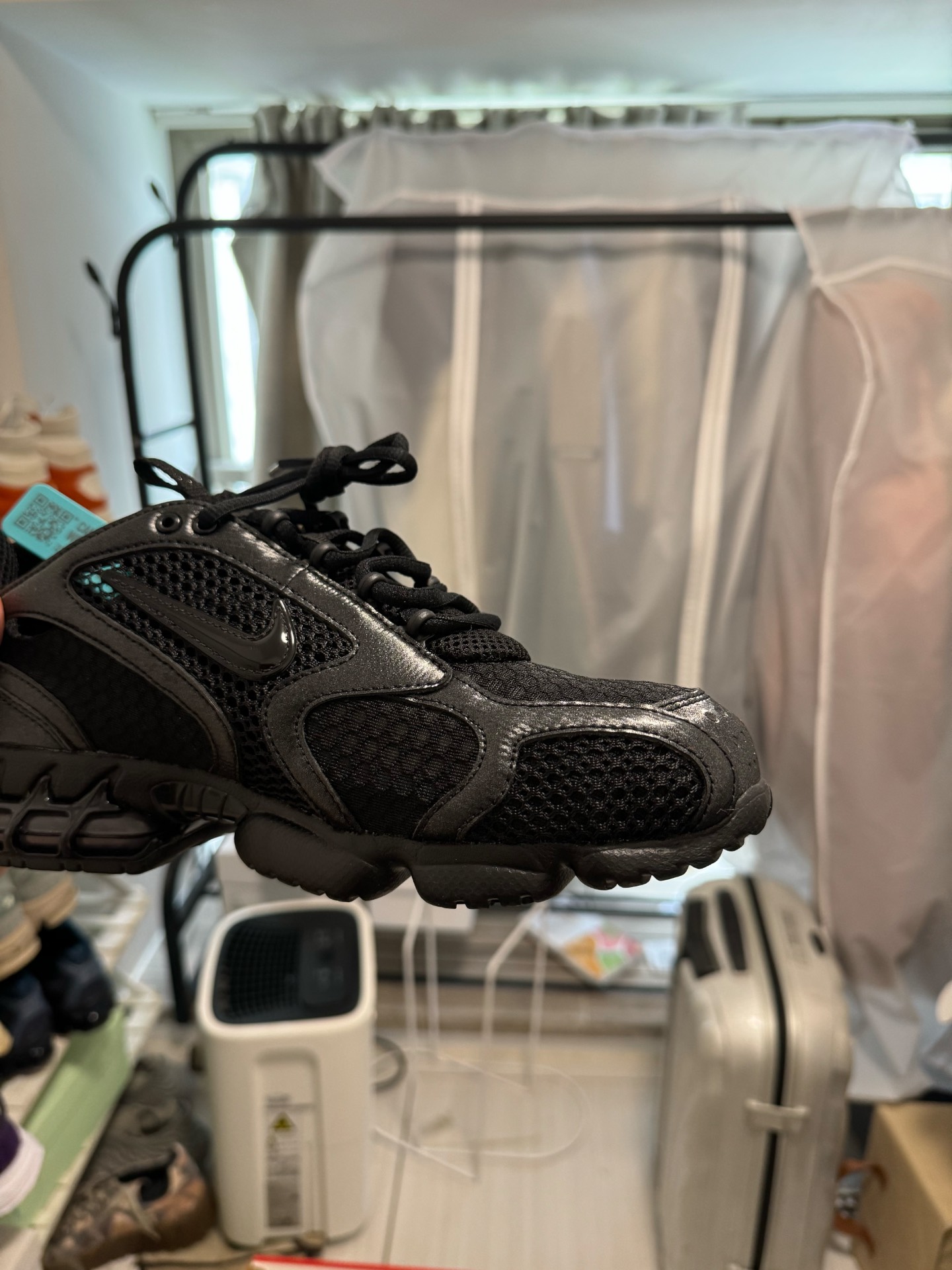 custom review-Nike Air Zoom Spiridon Cage 2 Устойчивый к истиранию Низкий Топ Casual Мужской Черный