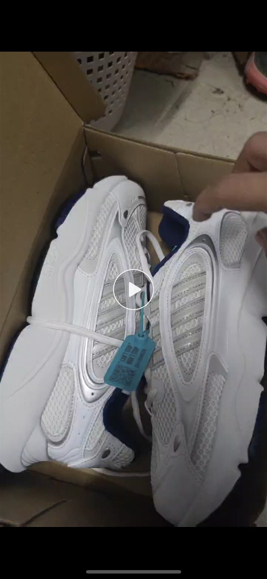 custom review-Adidas Originals Ozmillen Устойчивый к истиранию низкий топ Повседневная беговая обувь Унисекс Белый Серый