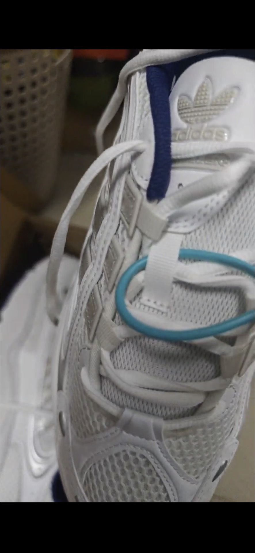 custom review-Adidas Originals Ozmillen Устойчивый к истиранию низкий топ Повседневная беговая обувь Унисекс Белый Серый