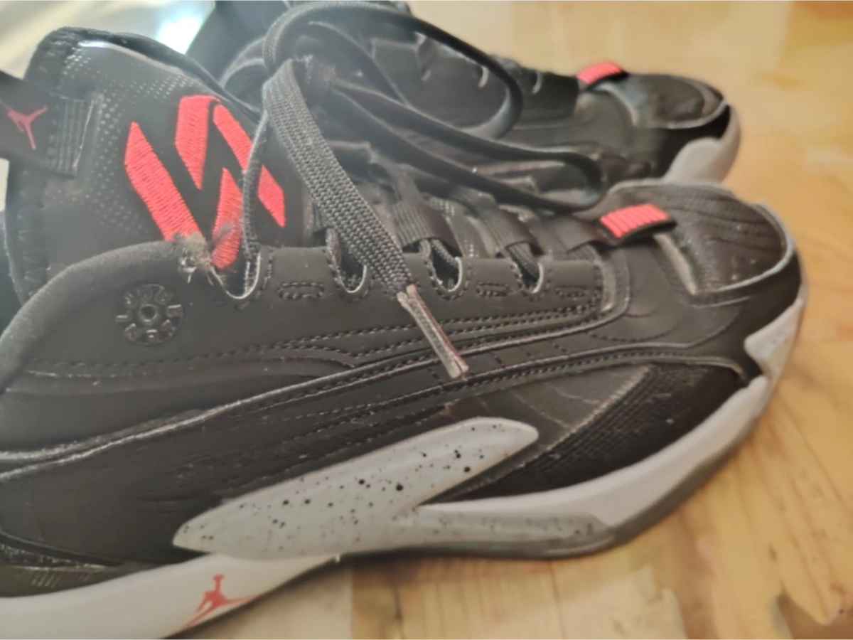 custom review-Джордан Luka 2 'Темно-красный' PF Амортизация Износостойкий Низкий Топ Баскетбольные Кроссовки Унисекс Черный Серый Красный Азиатская Версия