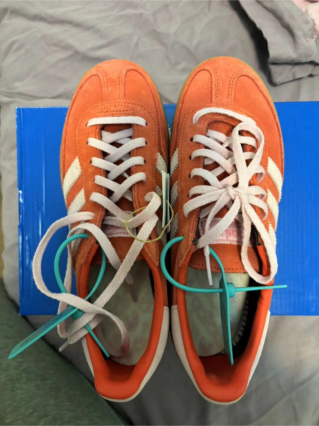 custom review-Adidas Originals HANDBALL SPEZIAL Низкие Кроссовки для скейтбординга Женские Оранжевые