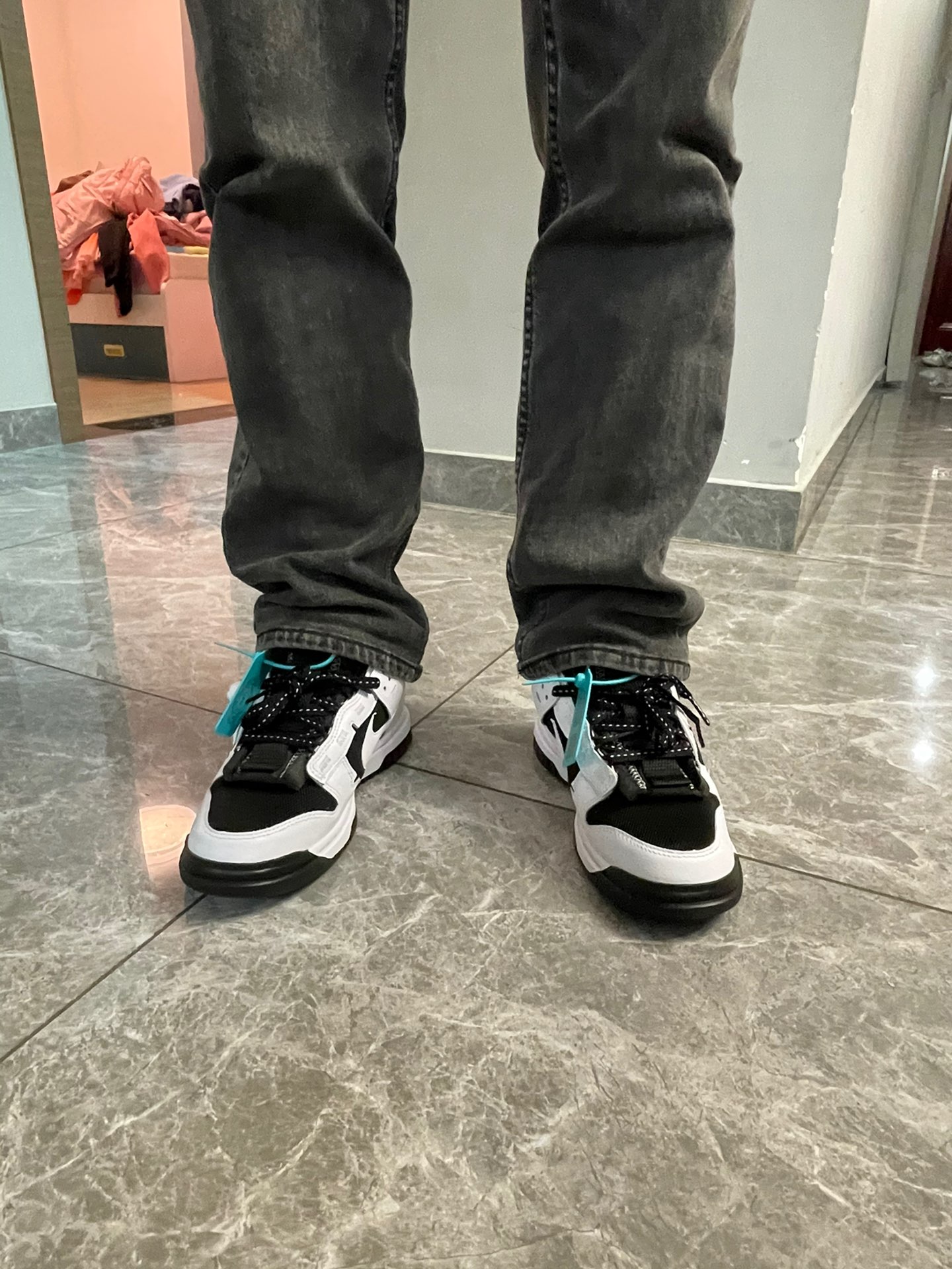 custom review-Nike Air Dunk Jumbo Remastered 'Реверс Панда' Низкие Скейтборд Кроссовки Мужские Черные Белые