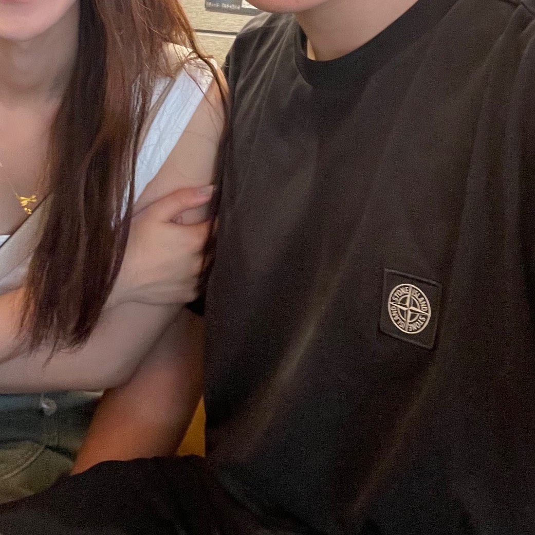 custom review-STONE ISLAND T-Shirt Унисекс Черный