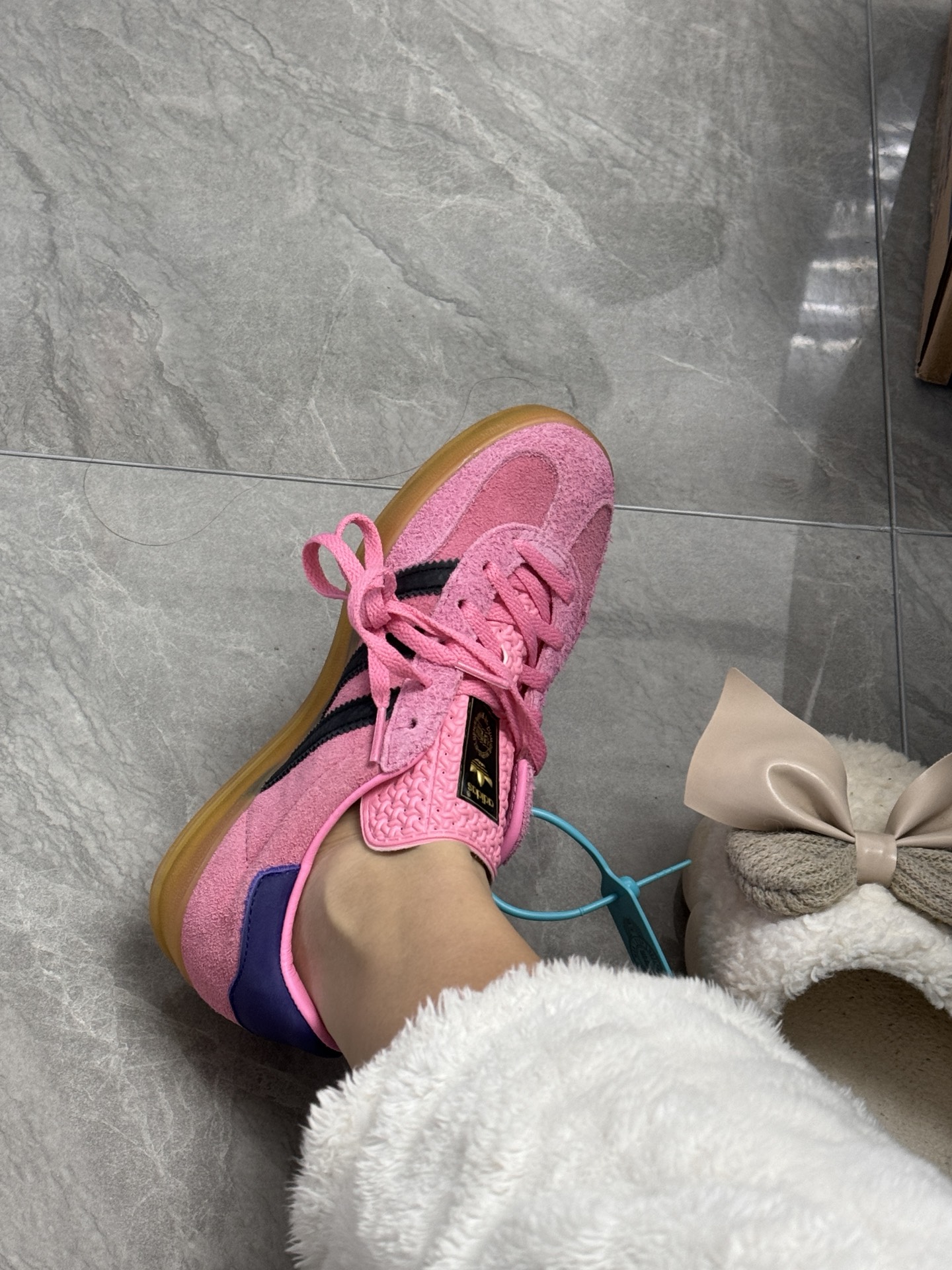 custom review-Adidas Originals Gazelle Low Топ Скейтборд Кроссовки Женские Розовые Черные