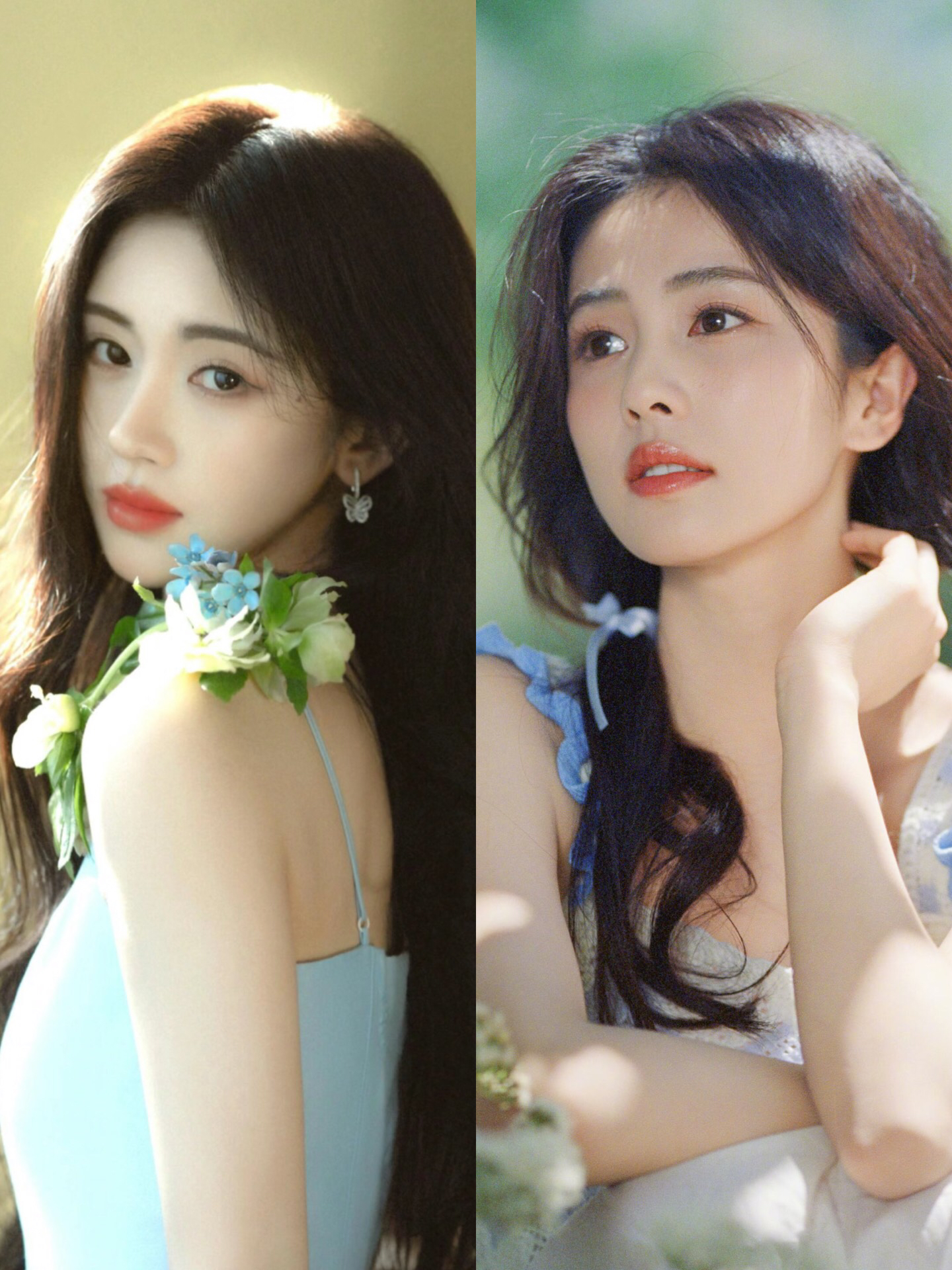 同为94年小花,鞠婧祎白鹿,请投票!