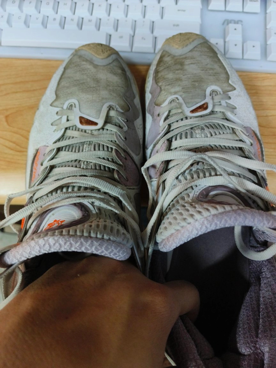 custom review-ANTA Shock Wave 5 Баскетбольные кроссовки Низкий Топ Мужской