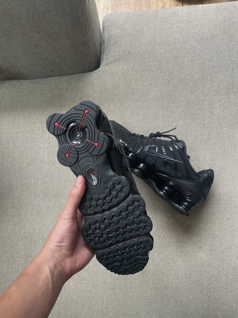 custom review-Nike Shox TL Series Устойчивый к истиранию Низкий Топ Повседневные Городские Кроссовки для Коммуникативных Беговых Женские Черные