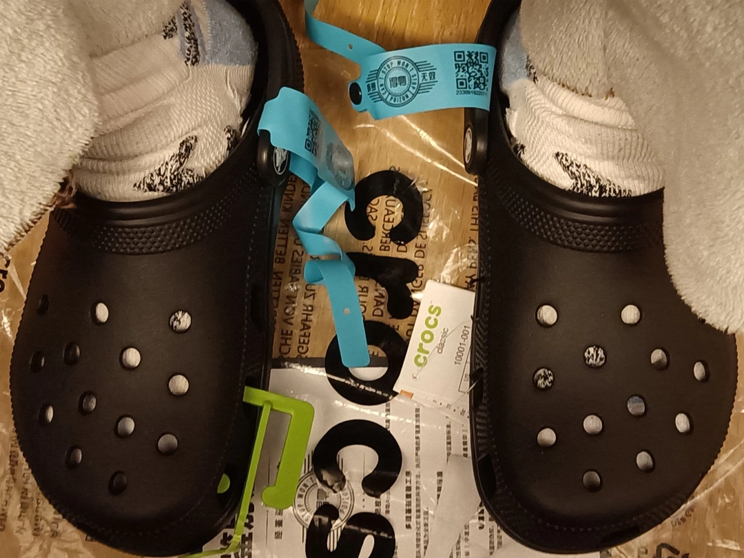 custom review-Crocs Classic Clog Sabo 2cm Унисекс Черный