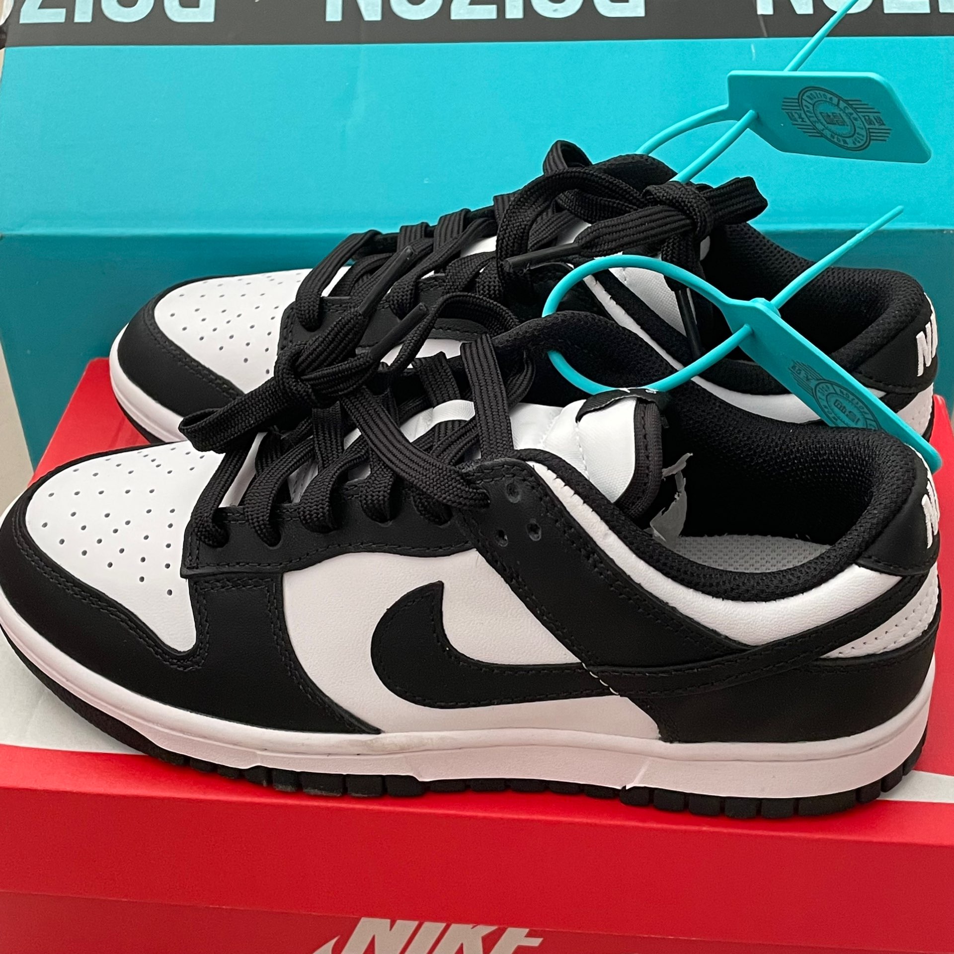 custom review-Nike Dunk 'Белый Черный' Панда Устойчивые к истиранию Низкие Кроссовки для скейтбординга Женские Черный белый