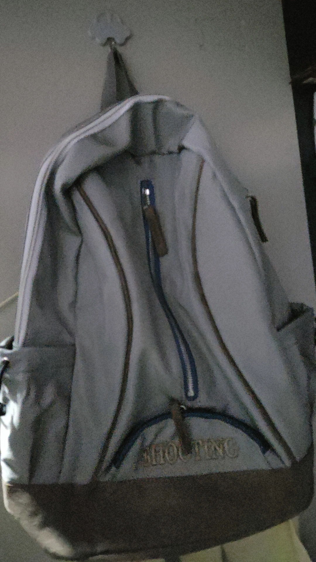 custom review-DELIXIONG Нейлоновый рюкзак стандартного размера (стандартный) унисекс серый зеленый