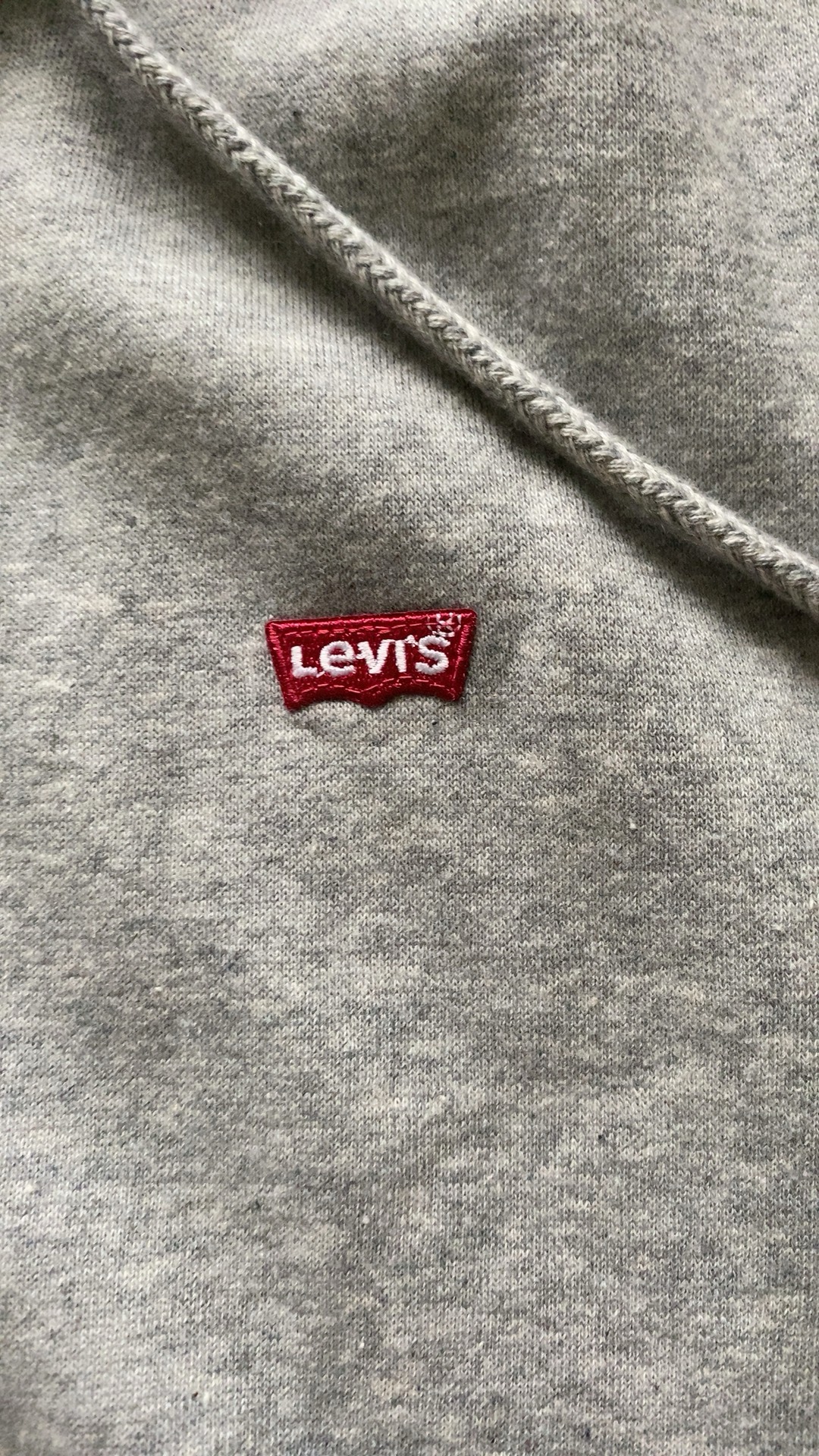 custom review-Levis Серый Мужской Свитшот