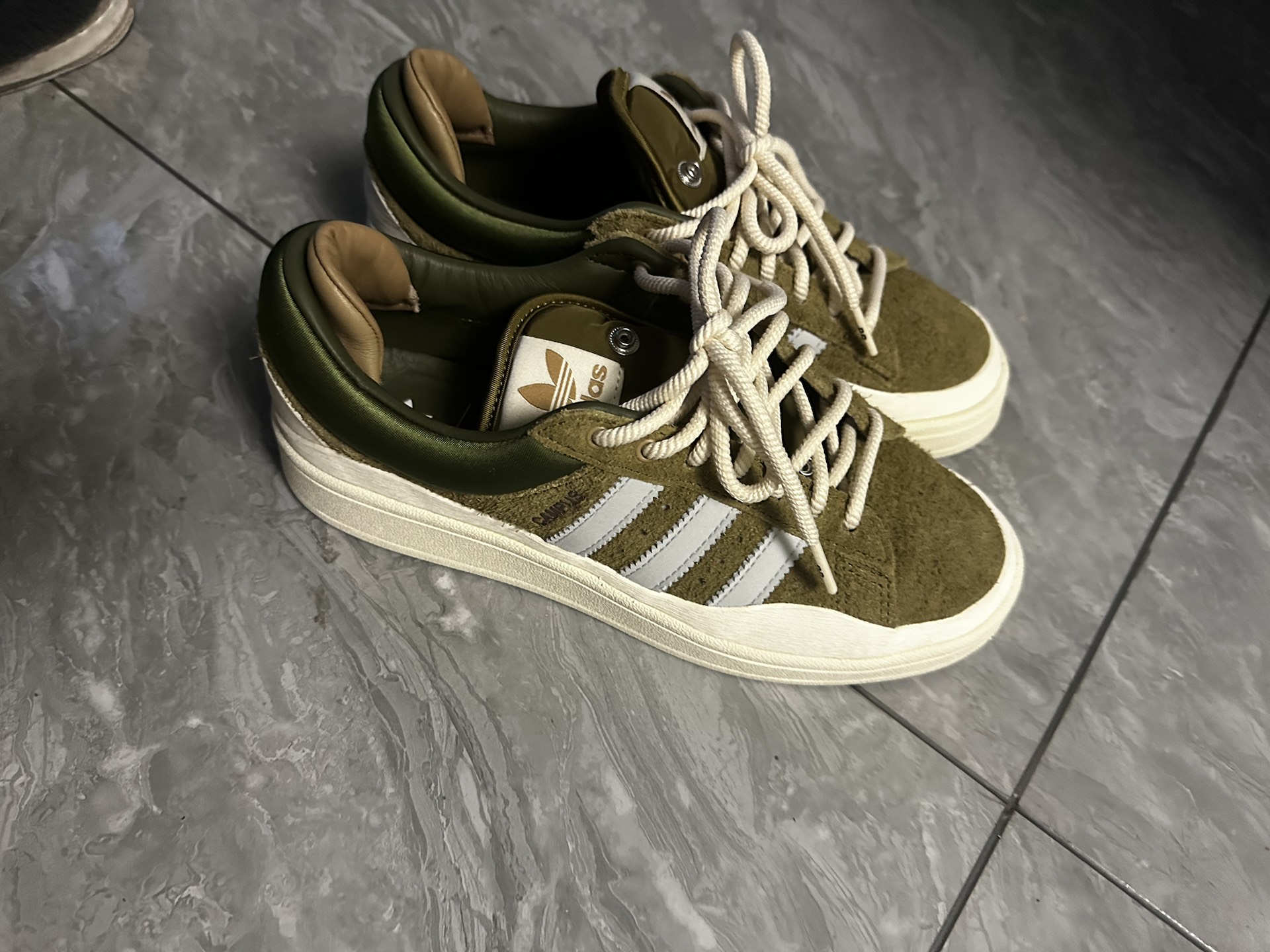 custom review-Adidas Originals x Bad Bunny Campus Bad Bunny противоскользящий устойчивый к истиранию легкий низкий топ