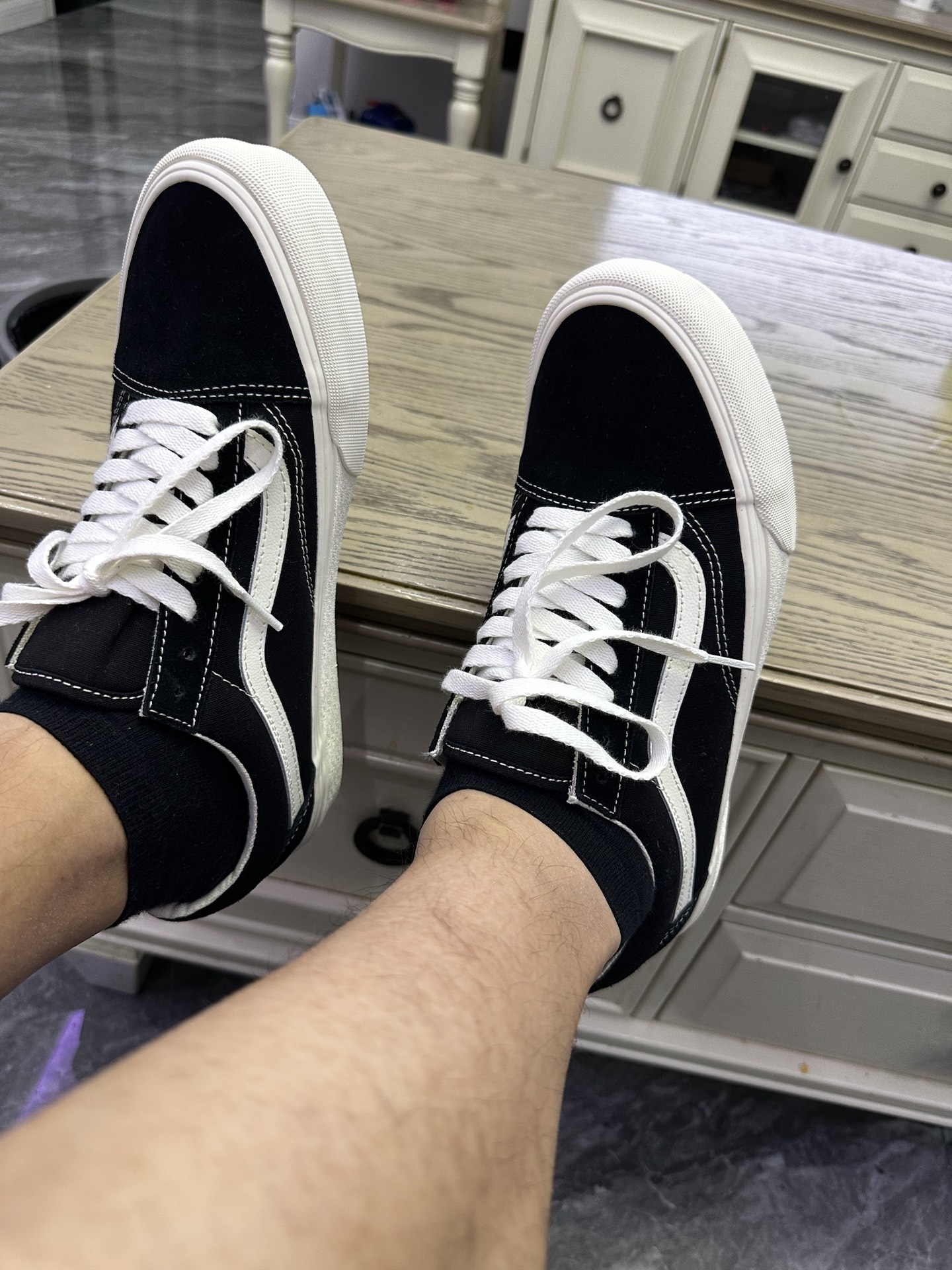 custom review-Vans OLD SKOOL VR3 Low Топ Скейтборд Кроссовки Унисекс Черный Белый