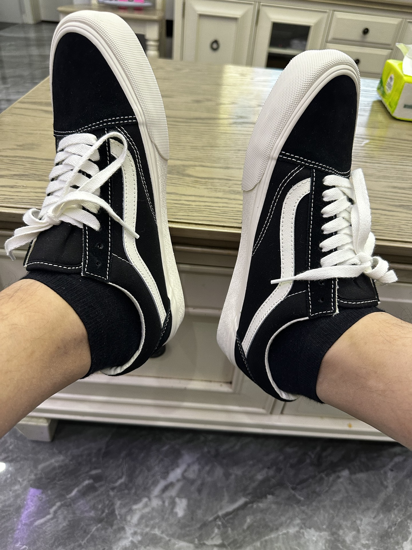 custom review-Vans OLD SKOOL VR3 Low Топ Скейтборд Кроссовки Унисекс Черный Белый