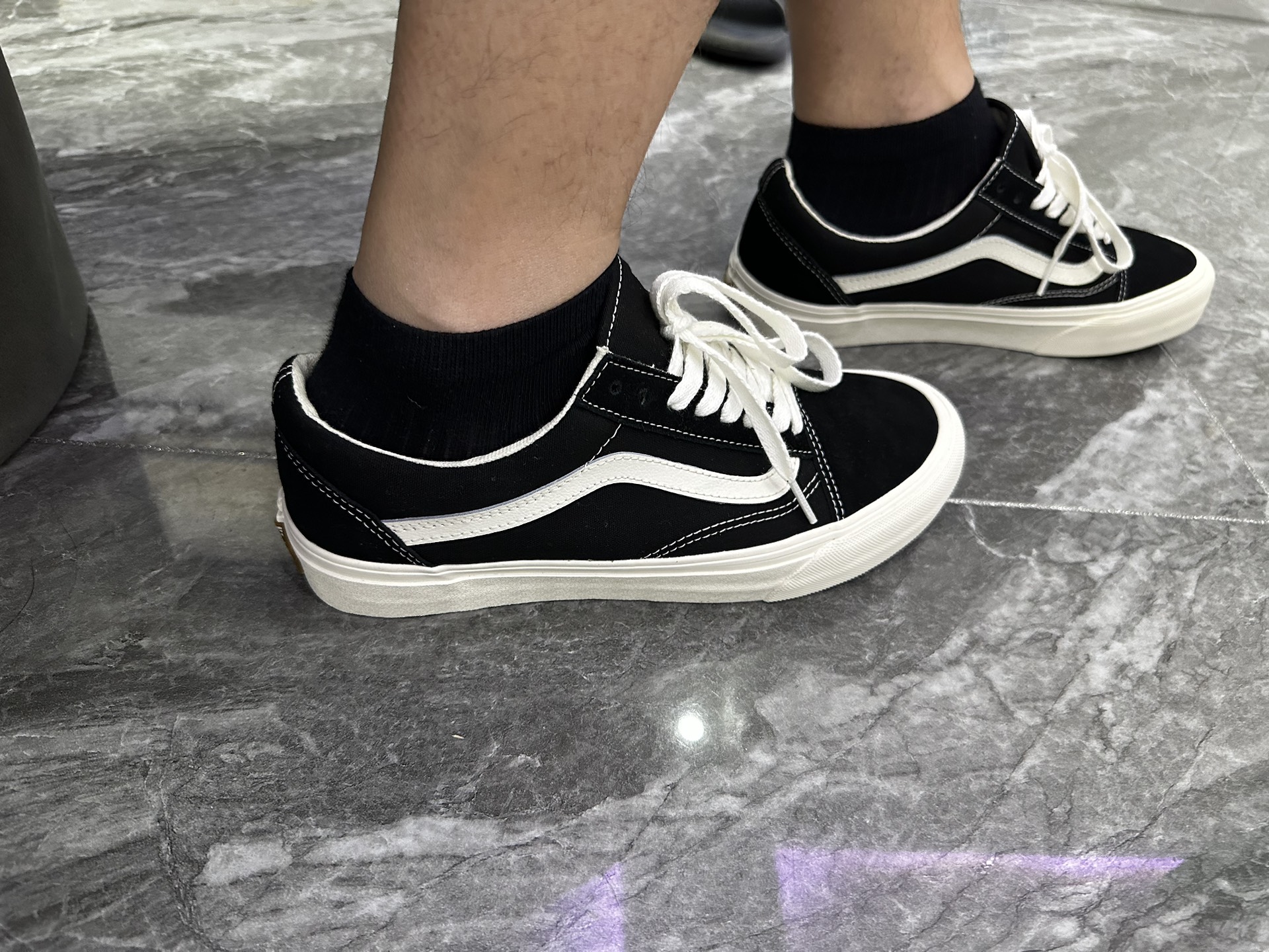 custom review-Vans OLD SKOOL VR3 Low Топ Скейтборд Кроссовки Унисекс Черный Белый