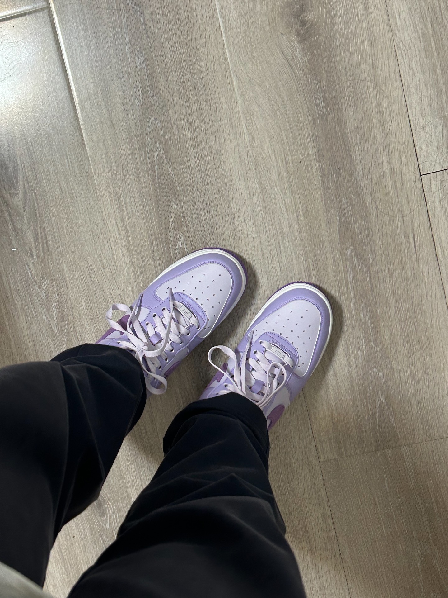 custom review-Nike Air FORCE 1 Low Топ Скейтборд Кроссовки Женские Синий Белый Фиолетовый