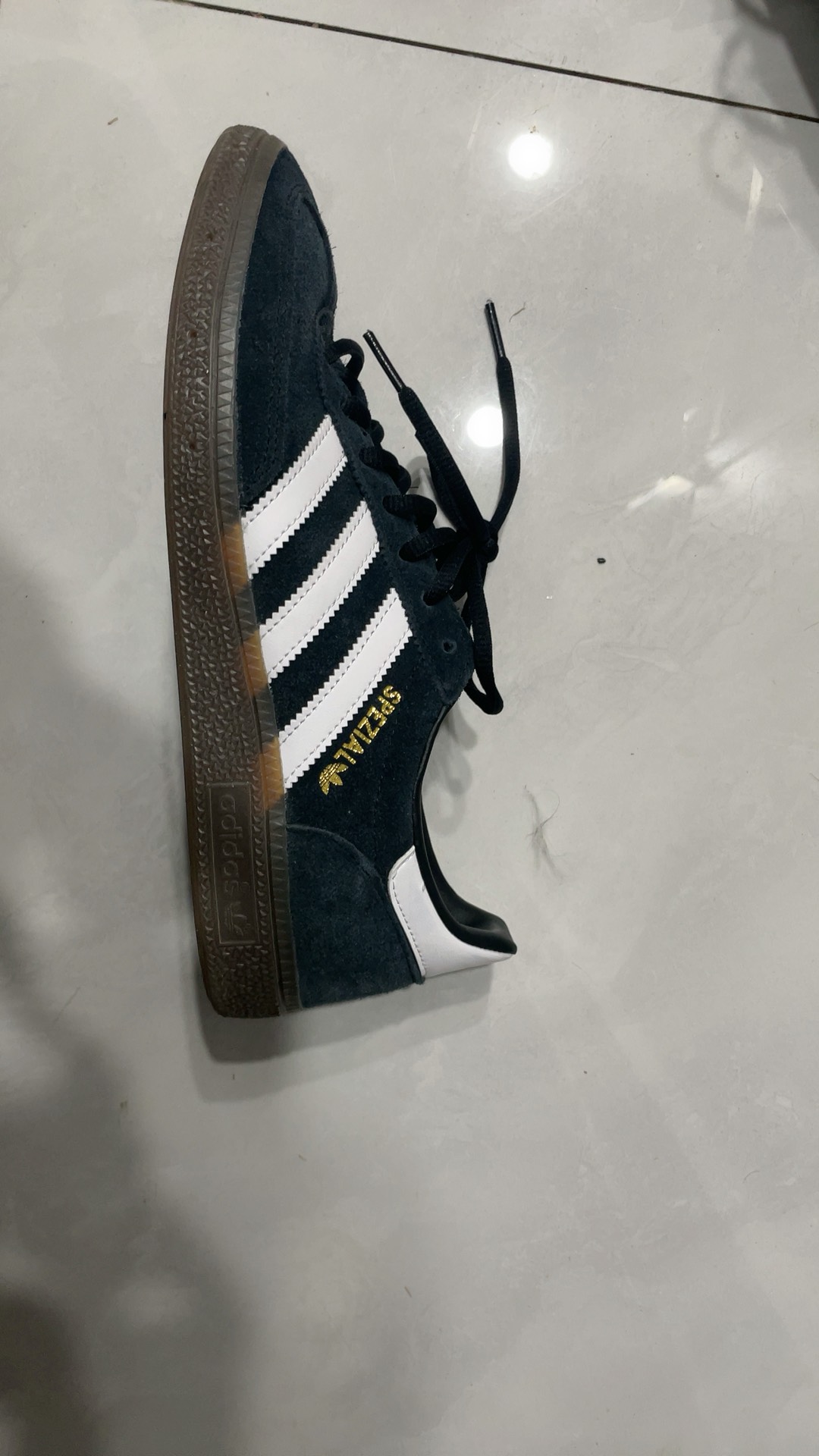 custom review-Adidas Originals HANDBALL SPEZIAL Низкие Кроссовки для скейтбординга Унисекс Черный Белый