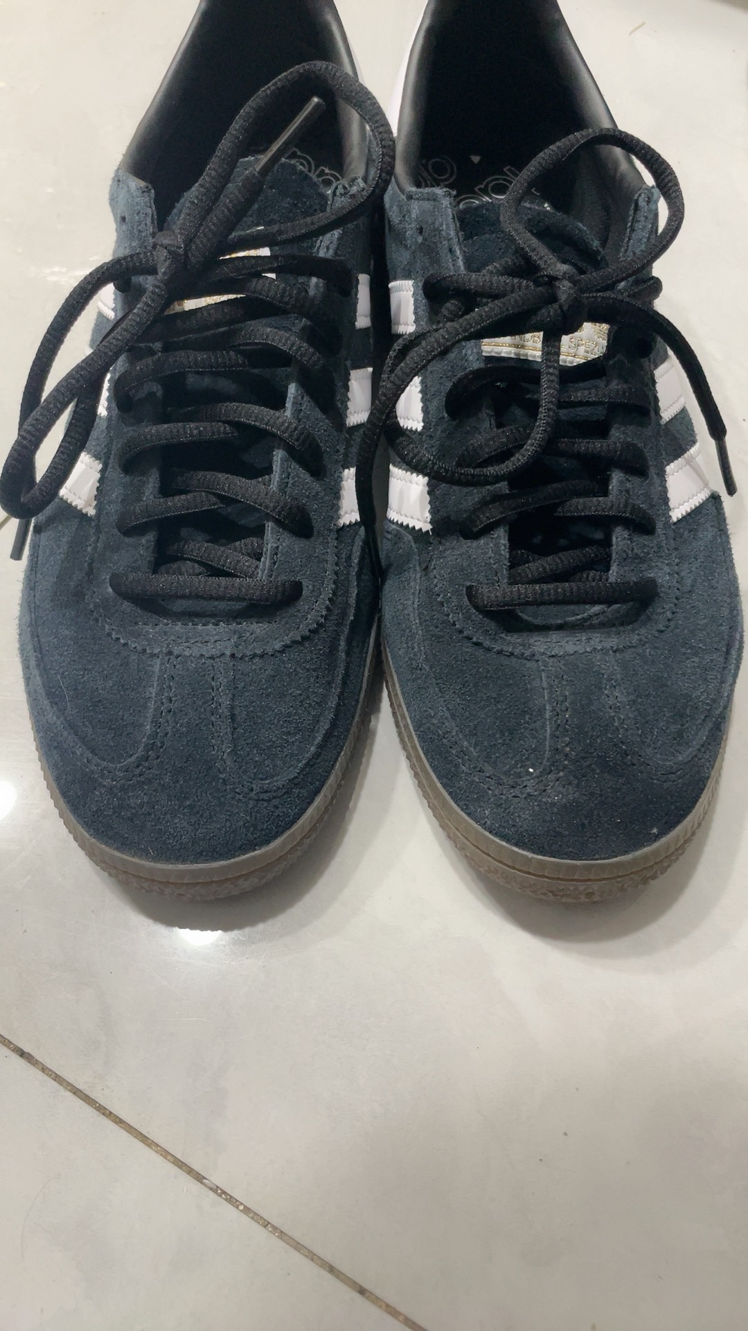 custom review-Adidas Originals HANDBALL SPEZIAL Низкие Кроссовки для скейтбординга Унисекс Черный Белый