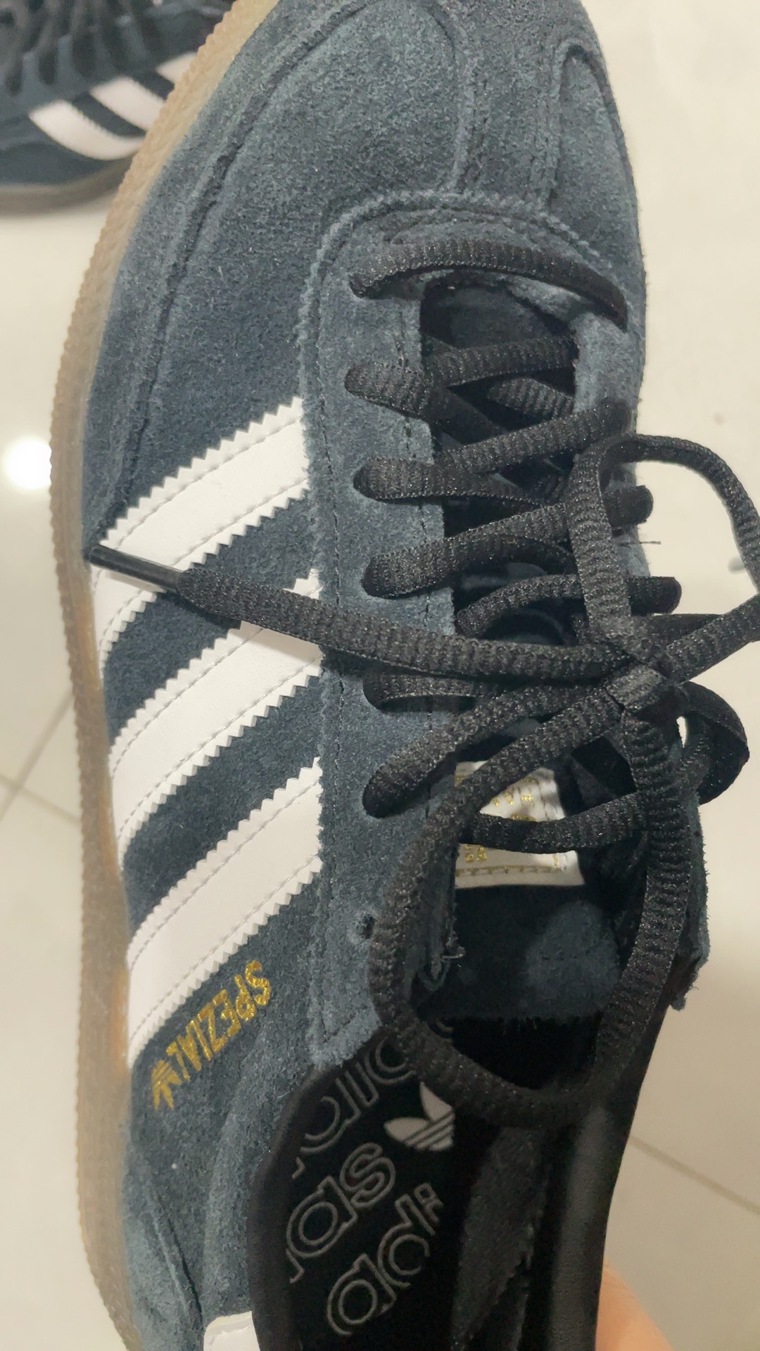 custom review-Adidas Originals HANDBALL SPEZIAL Низкие Кроссовки для скейтбординга Унисекс Черный Белый