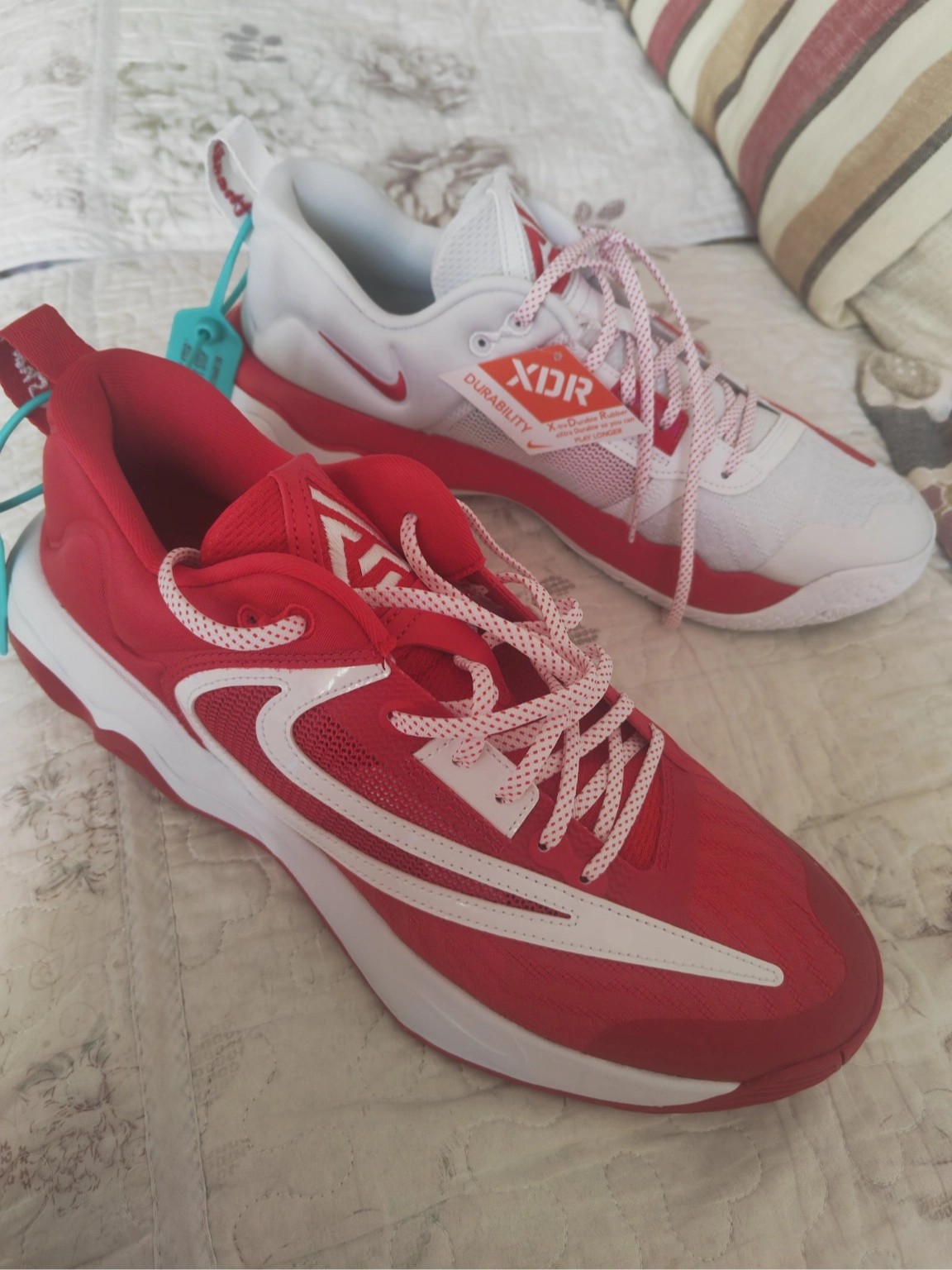 custom review-Nike Giannis Immortality 3 ASW EP Low Топ Баскетбольные кроссовки Мужской Белый Красный Азиатская версия