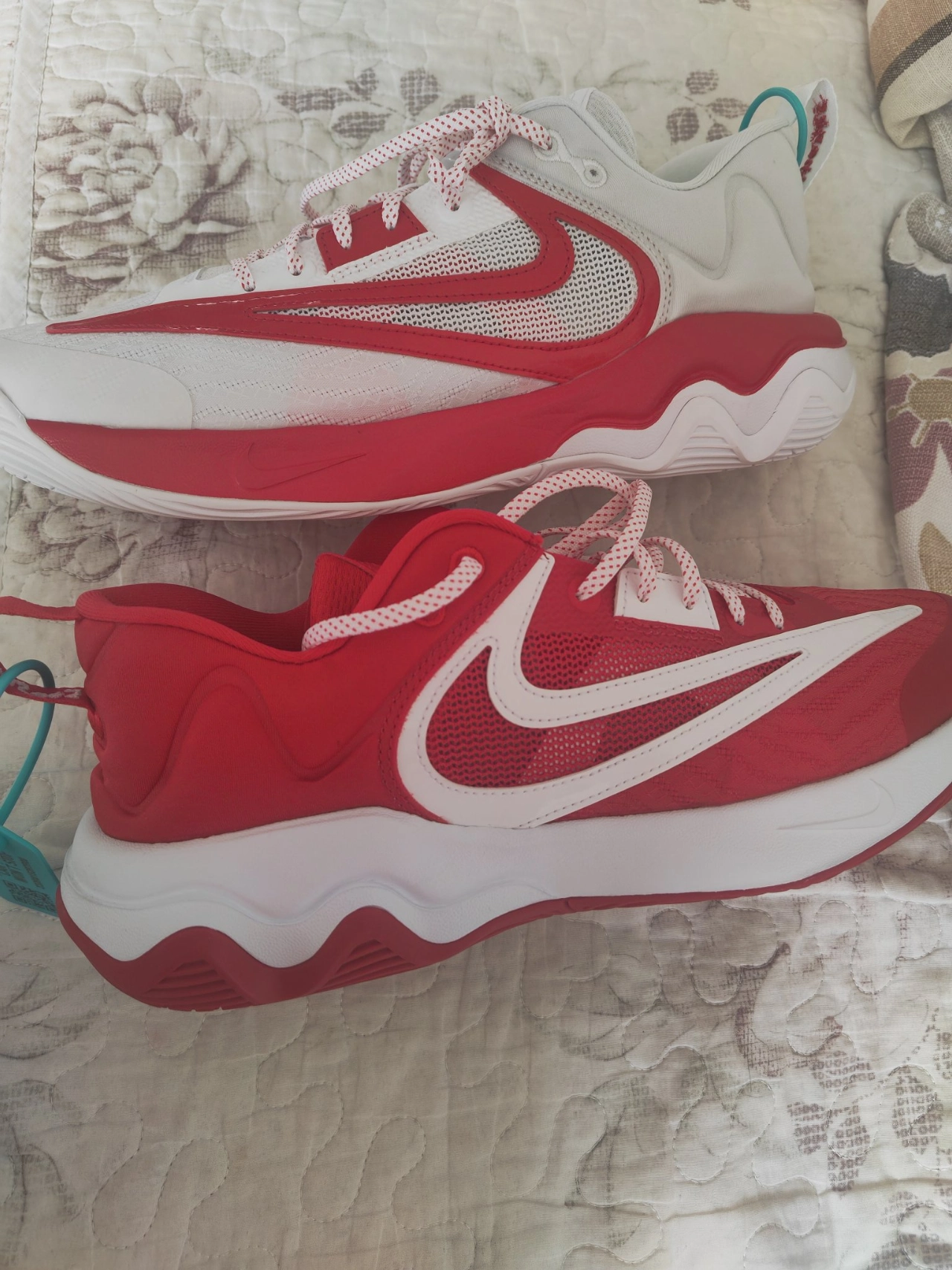 custom review-Nike Giannis Immortality 3 ASW EP Low Топ Баскетбольные кроссовки Мужской Белый Красный Азиатская версия