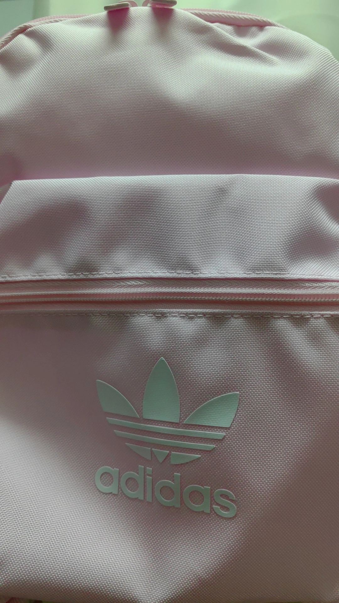 custom review-Adidas Originals Переработанный полиэстер Рюкзак Женский Прозрачный Розовый