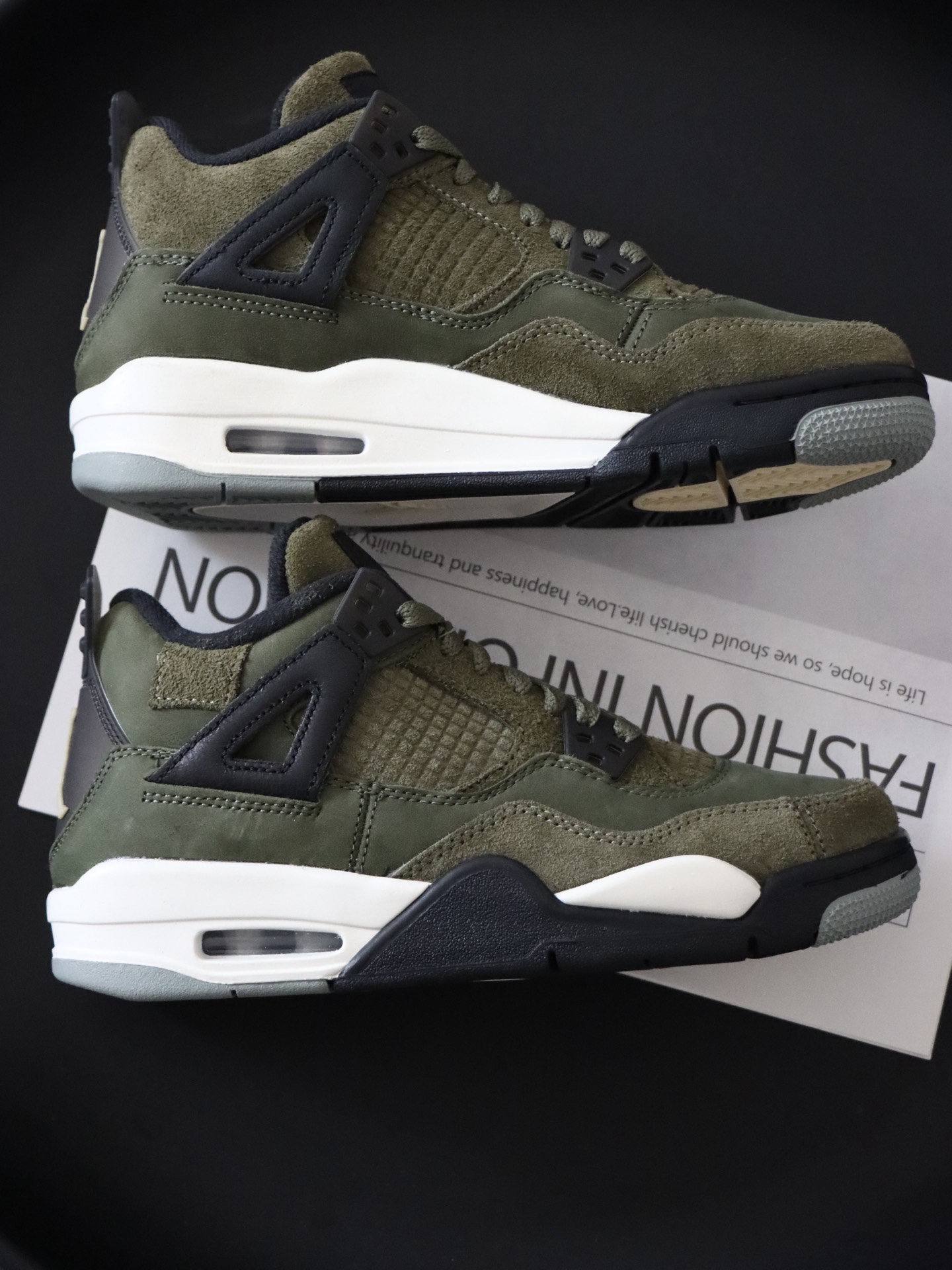custom review-Jordan 4 Retro SE 'Craft Medium Olive' GS