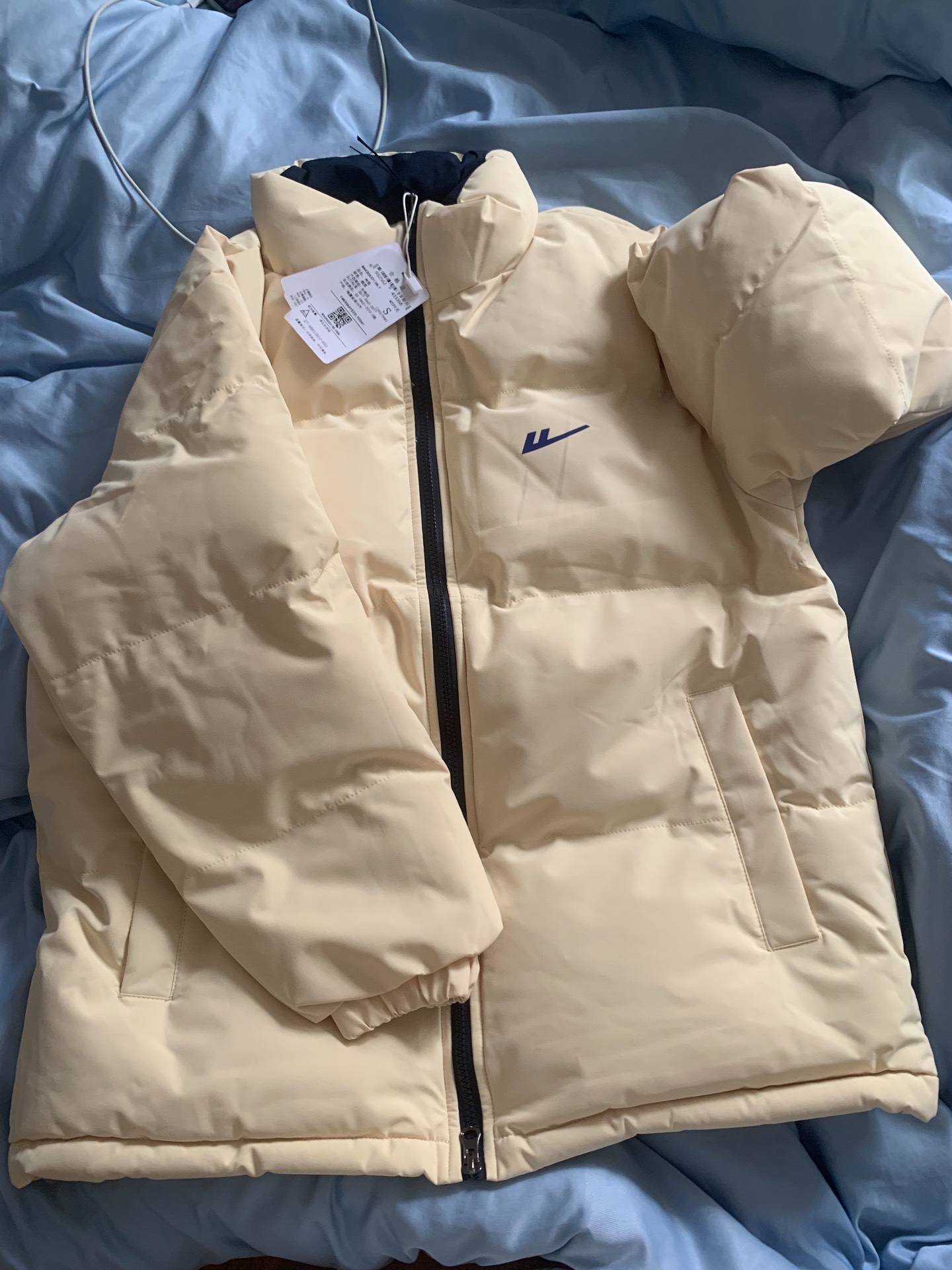 custom review-Warrior Huichao Распакованный Ended Smile Collection Пуховая куртка Унисекс