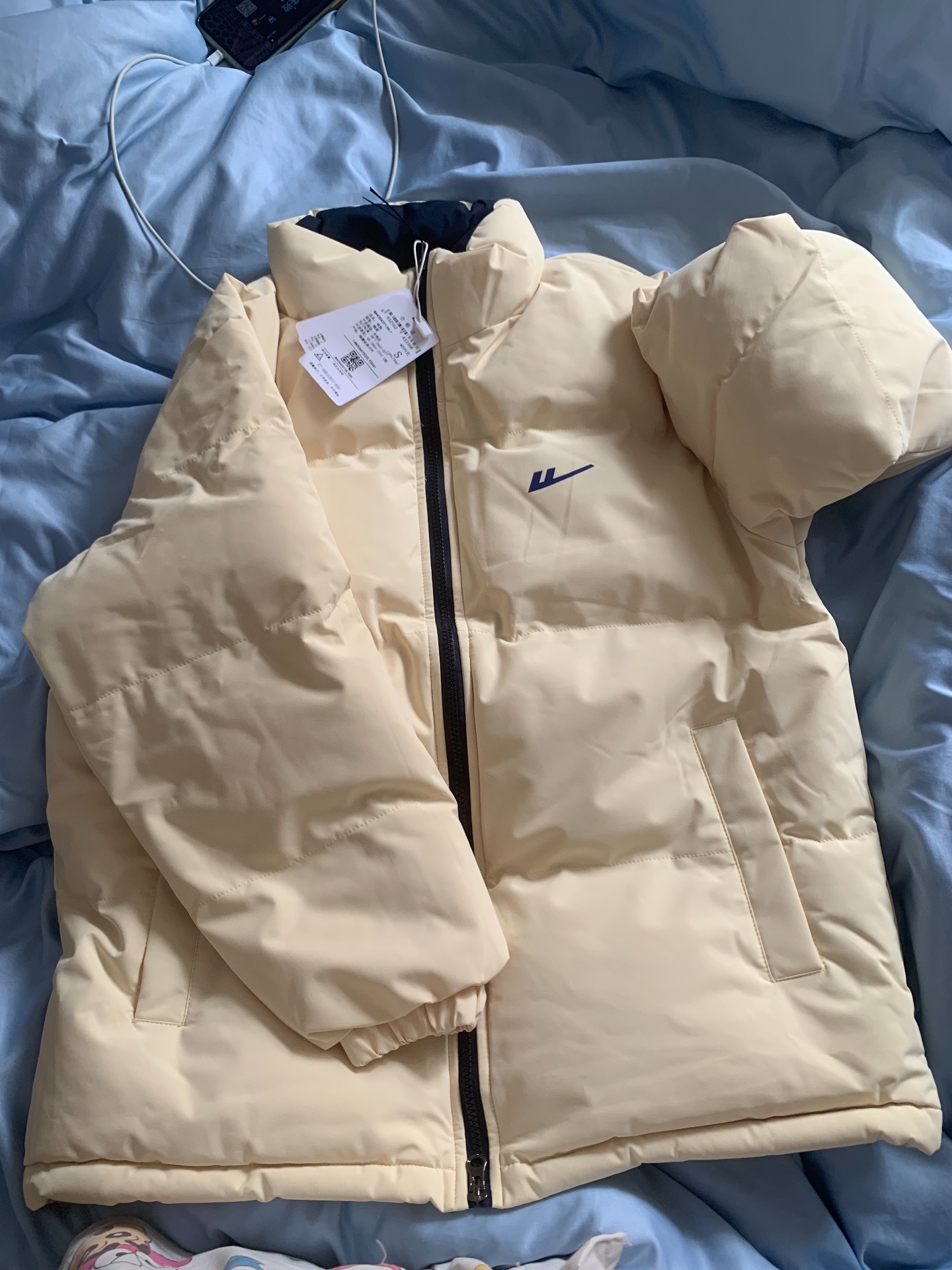 custom review-Warrior Huichao Распакованный Ended Smile Collection Пуховая куртка Унисекс