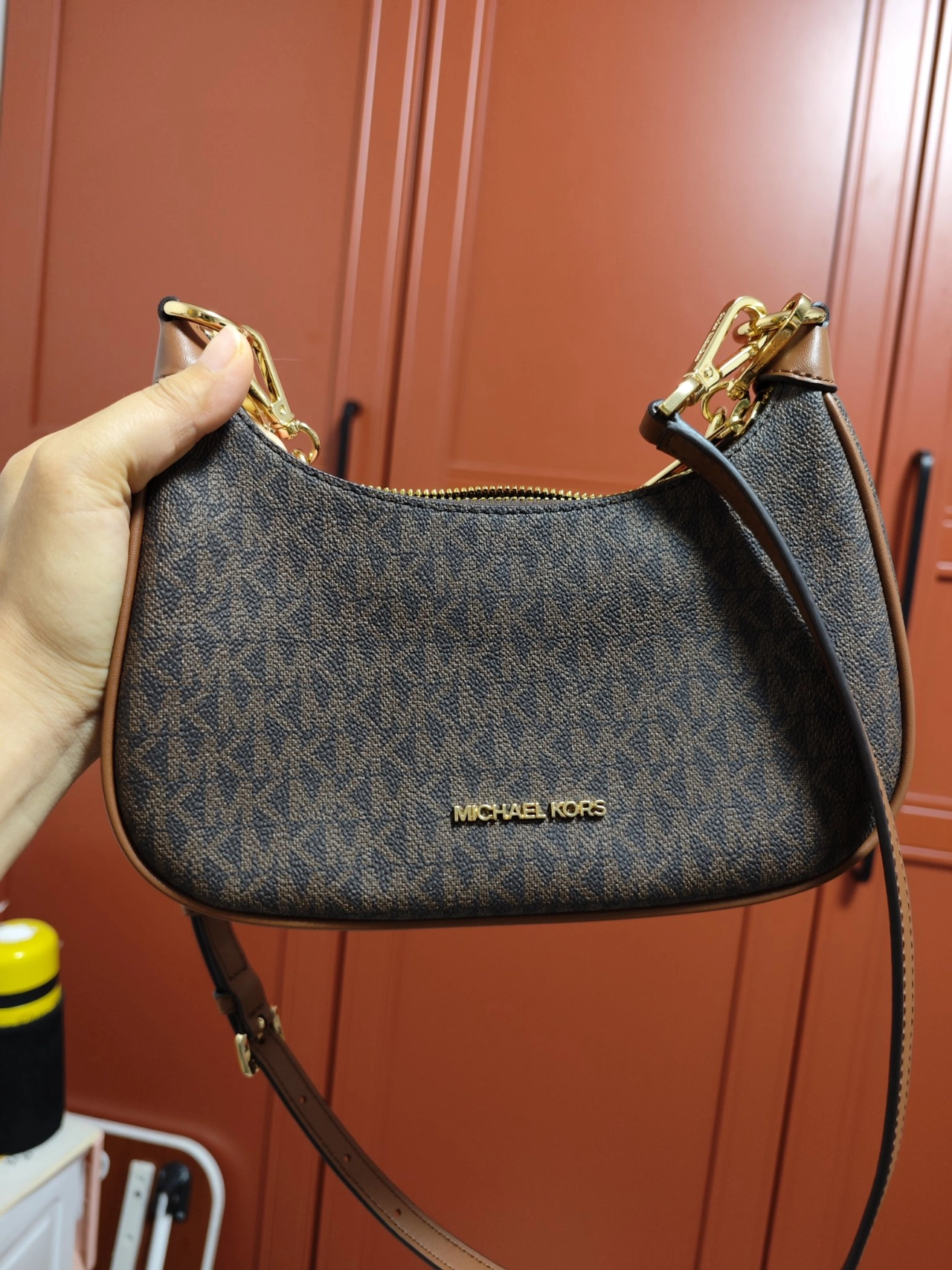 custom review-MICHAEL KORS Сумка из искусственной кожи сумка-багет сумка через плечо средняя женская