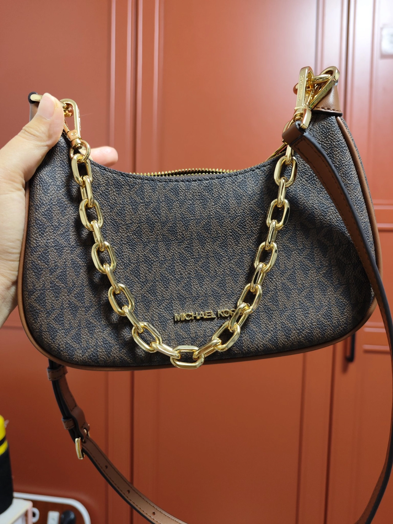 custom review-MICHAEL KORS Сумка из искусственной кожи сумка-багет сумка через плечо средняя женская