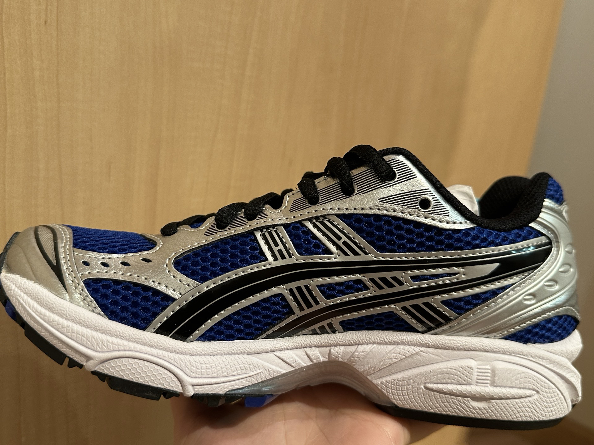 custom review-ASICS Gel Kayano 14 Устойчивый к истиранию Дышащий Низкий Топ Повседневная Беговая Обувь Мужская Серебристо-Синяя