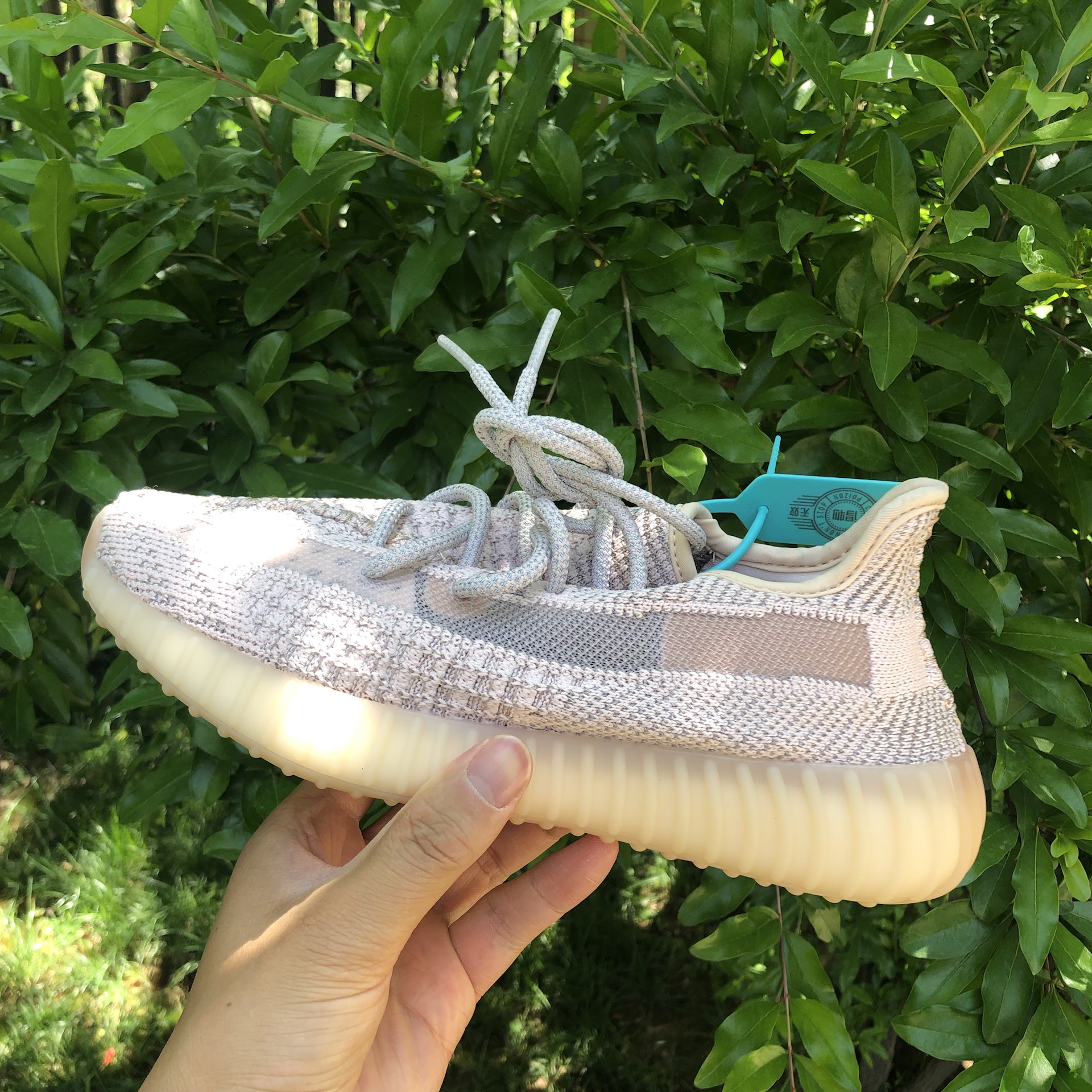 yeezy350粉满天星