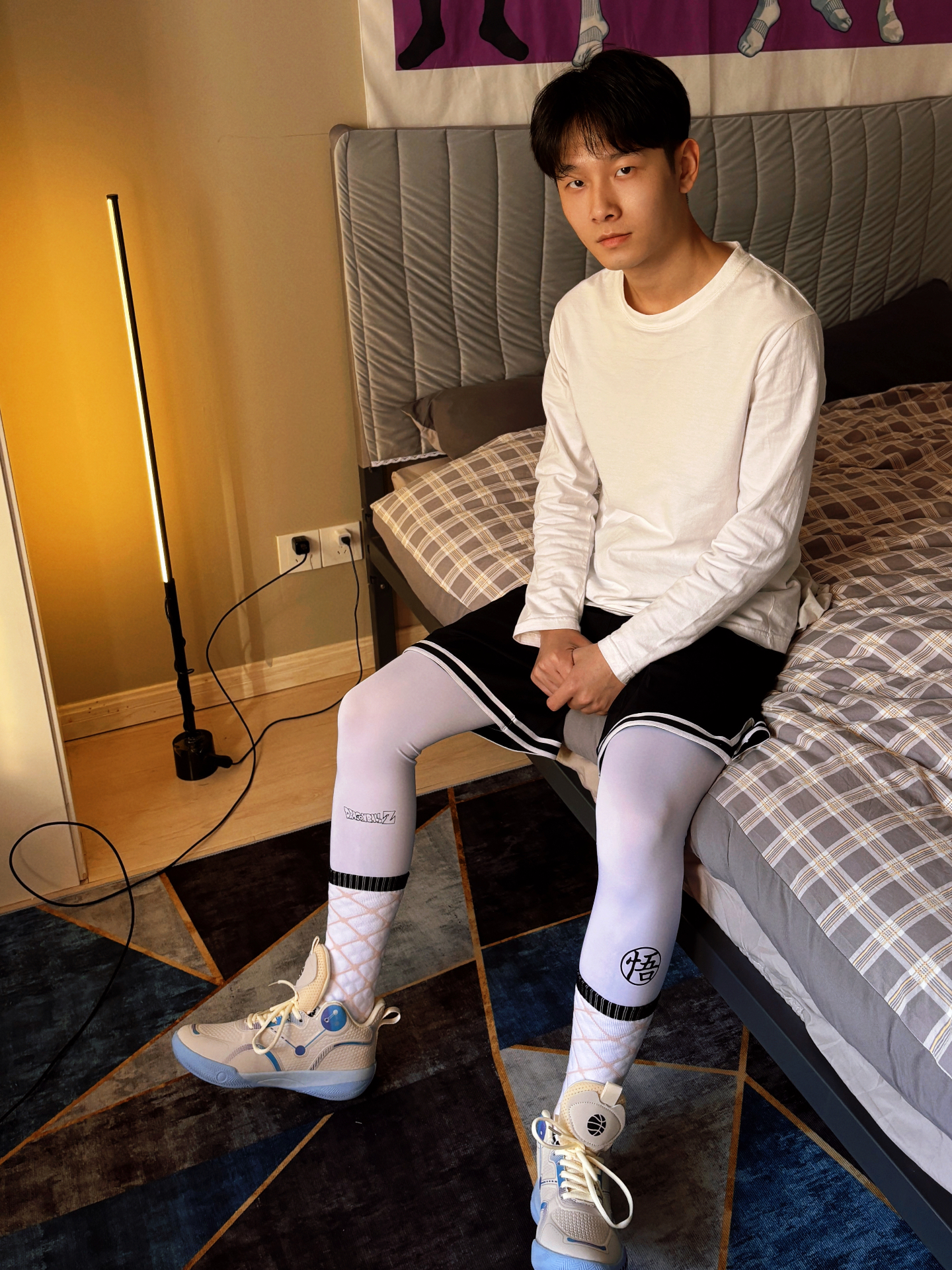 白袜男孩当够了我想当篮球袜男孩