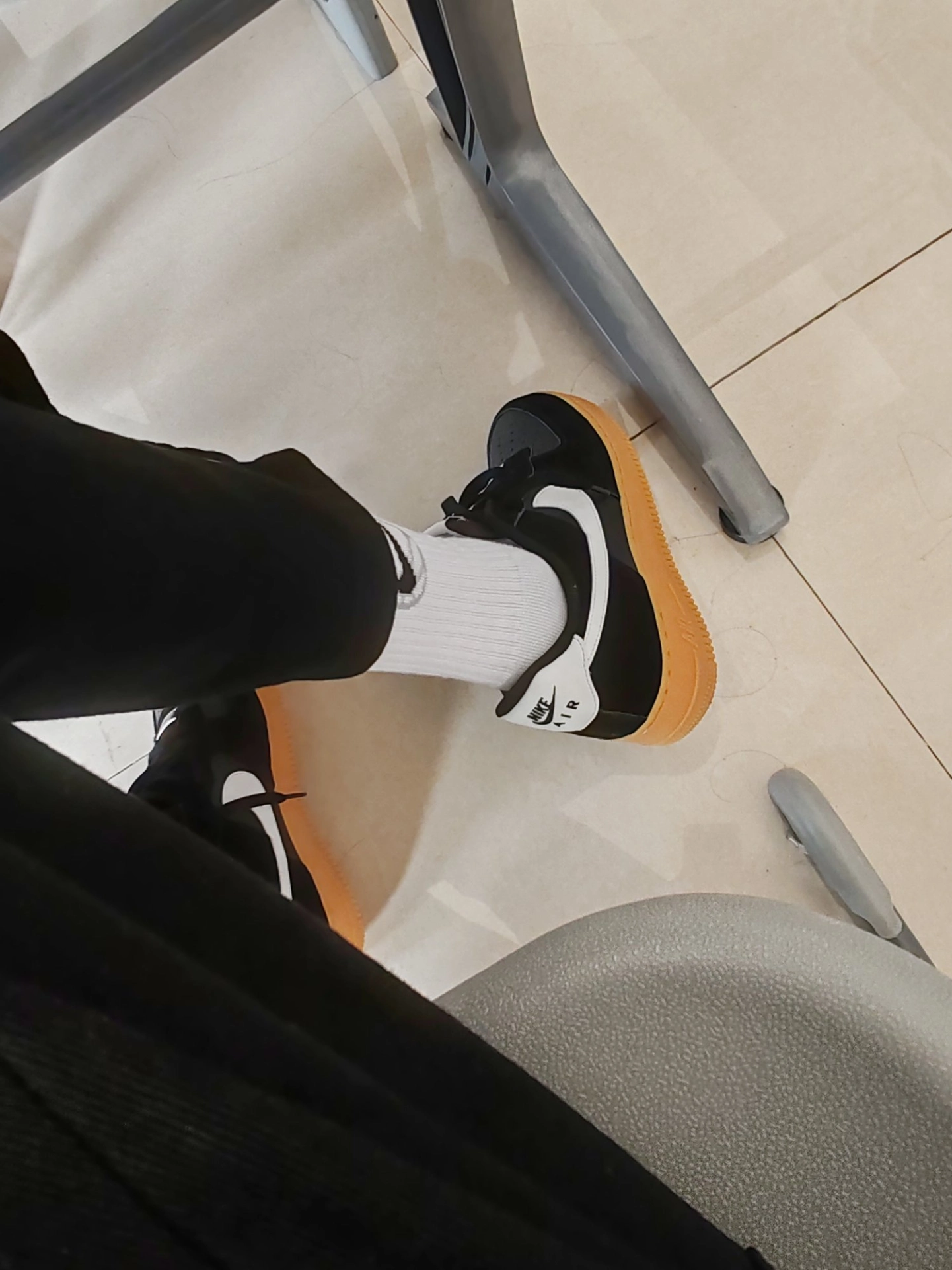 custom review-Nike Air FORCE 1 Low Топ Скейтборд Кроссовки Мужские Черные