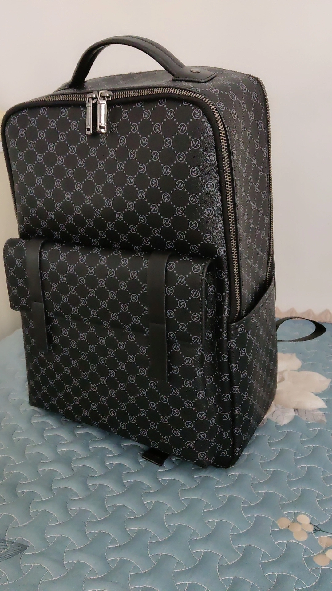 custom review-GOLF PVC Чемодан Рюкзак Большой Мужской Черный