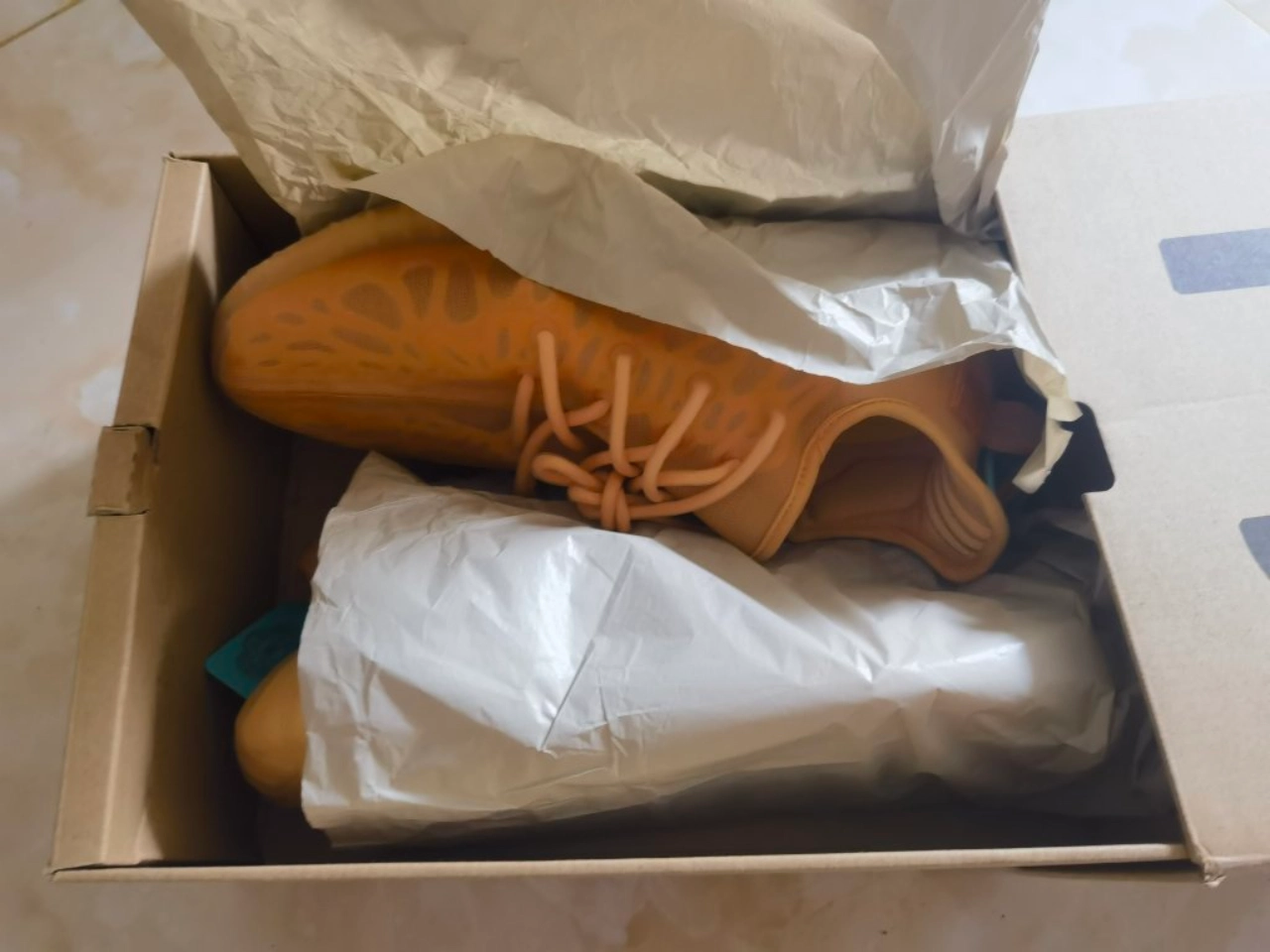 custom review-Adidas Originals Yeezy Boost 350 V2 Глина Желтый 'MONO Глина' Низкий Топ Повседневный Унисекс Оранжевый