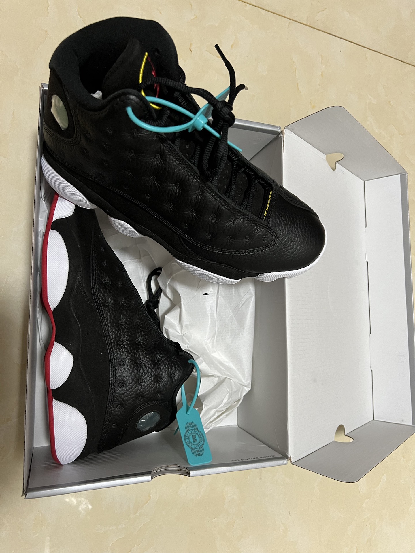 custom review-Jordan Air Jordan 13 'Playoffs' MID Топ Винтажные баскетбольные кроссовки Унисекс Черный Playoff Выпуск 2023 года