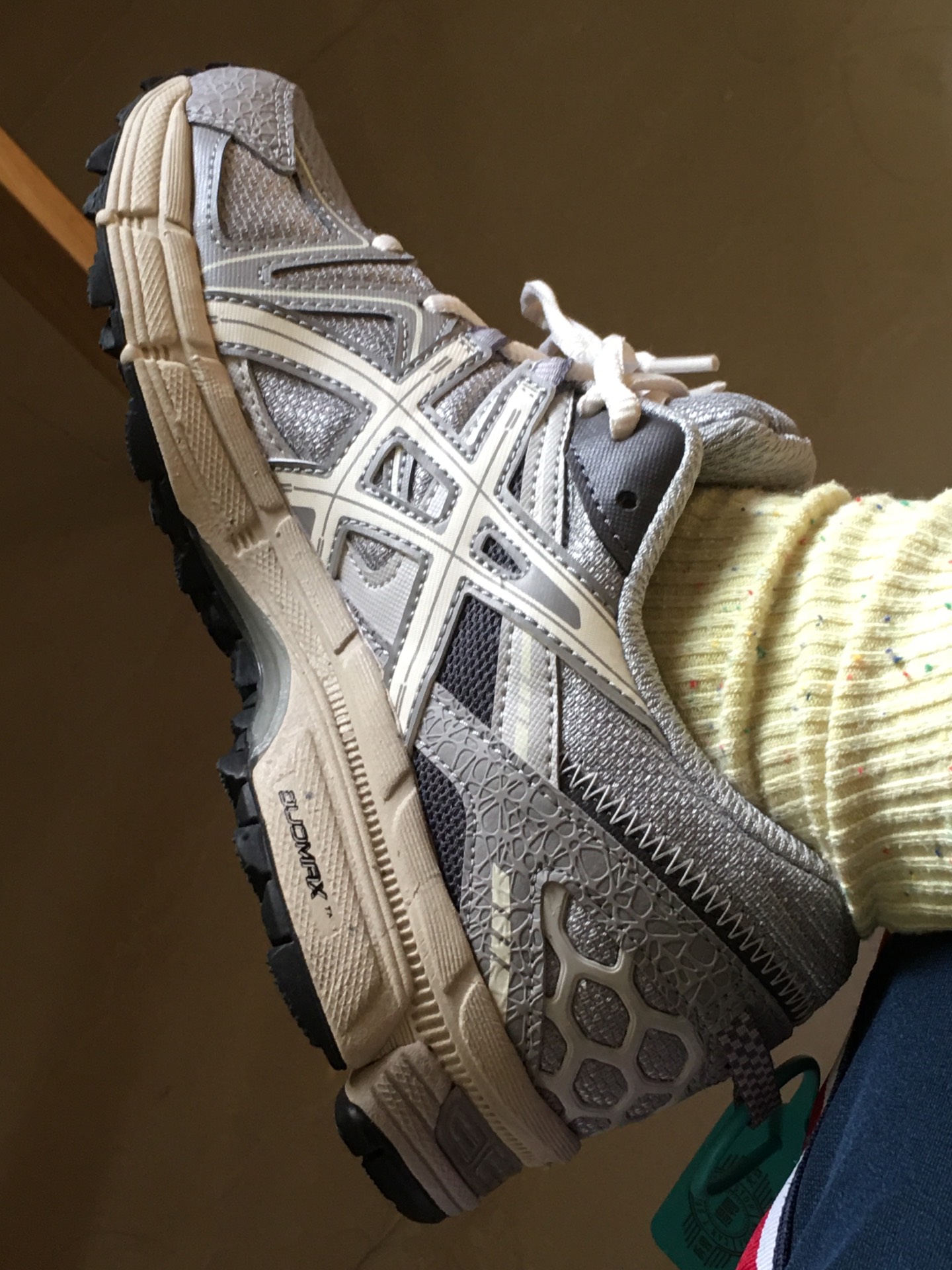 custom review-ASICS Гель Kahana 8 Противоскользящий Дышащий И Устойчивый Низкий Топ Повседневная Тропическая Обувь Женская Серый Коричневый