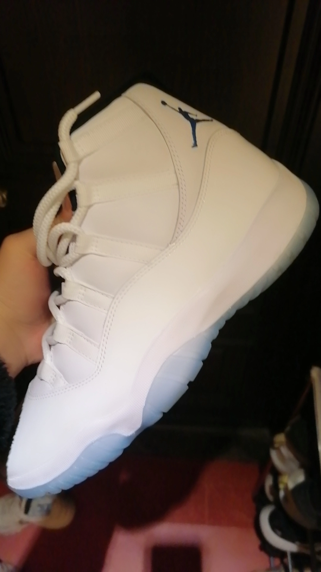 custom review-Jordan Air Jordan 11 'Легендарный синий' Устойчивый к истиранию Дышащие Высокие Топы Винтажные Баскетбольные Кроссовки Мужские Легендарный синий